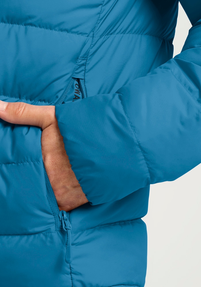 Jack Wolfskin Daunenjacke »ATHER DOWN HOODY M RDS«, mit Kapuze