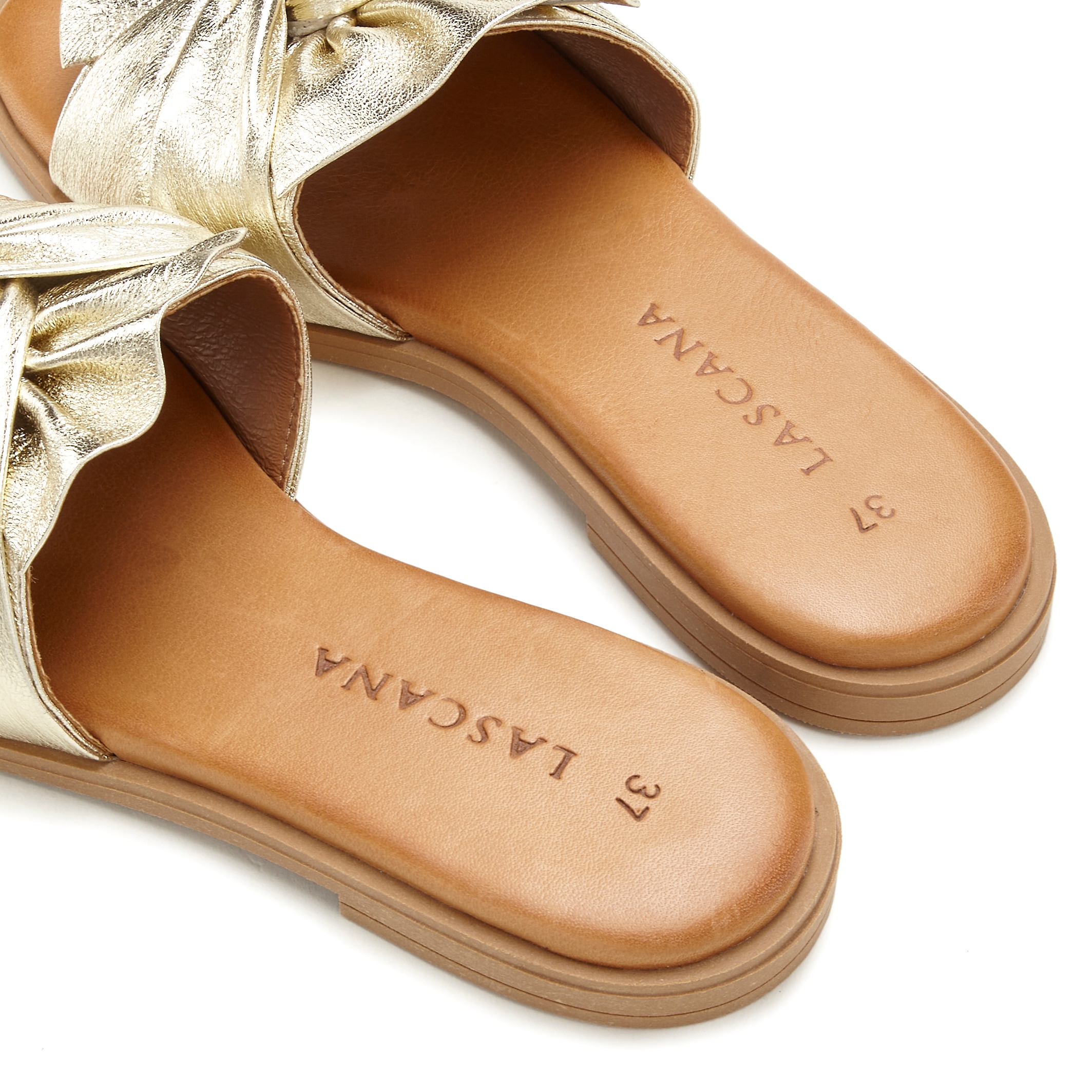LASCANA Pantolette »Mule, Sandale, offener Schuh«, aus Leder