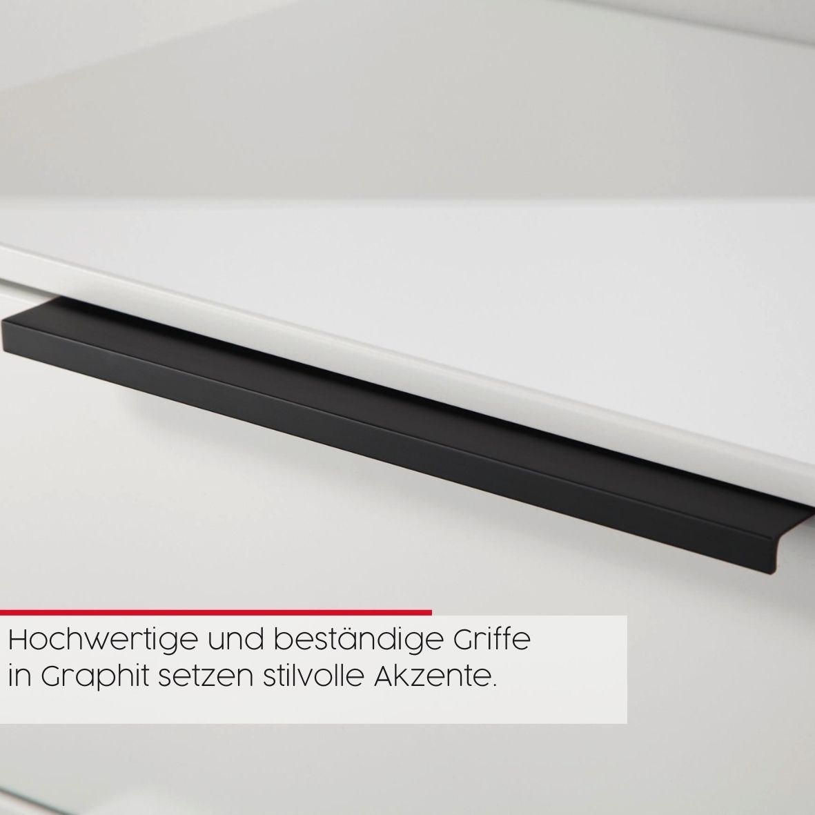 rauch Nachtkommode »Nachttisch Nachtschrank Nachtkonsole FLIPP« Breite 40 cm,  mit 3 Schubladen und Soft-Close-Funktion