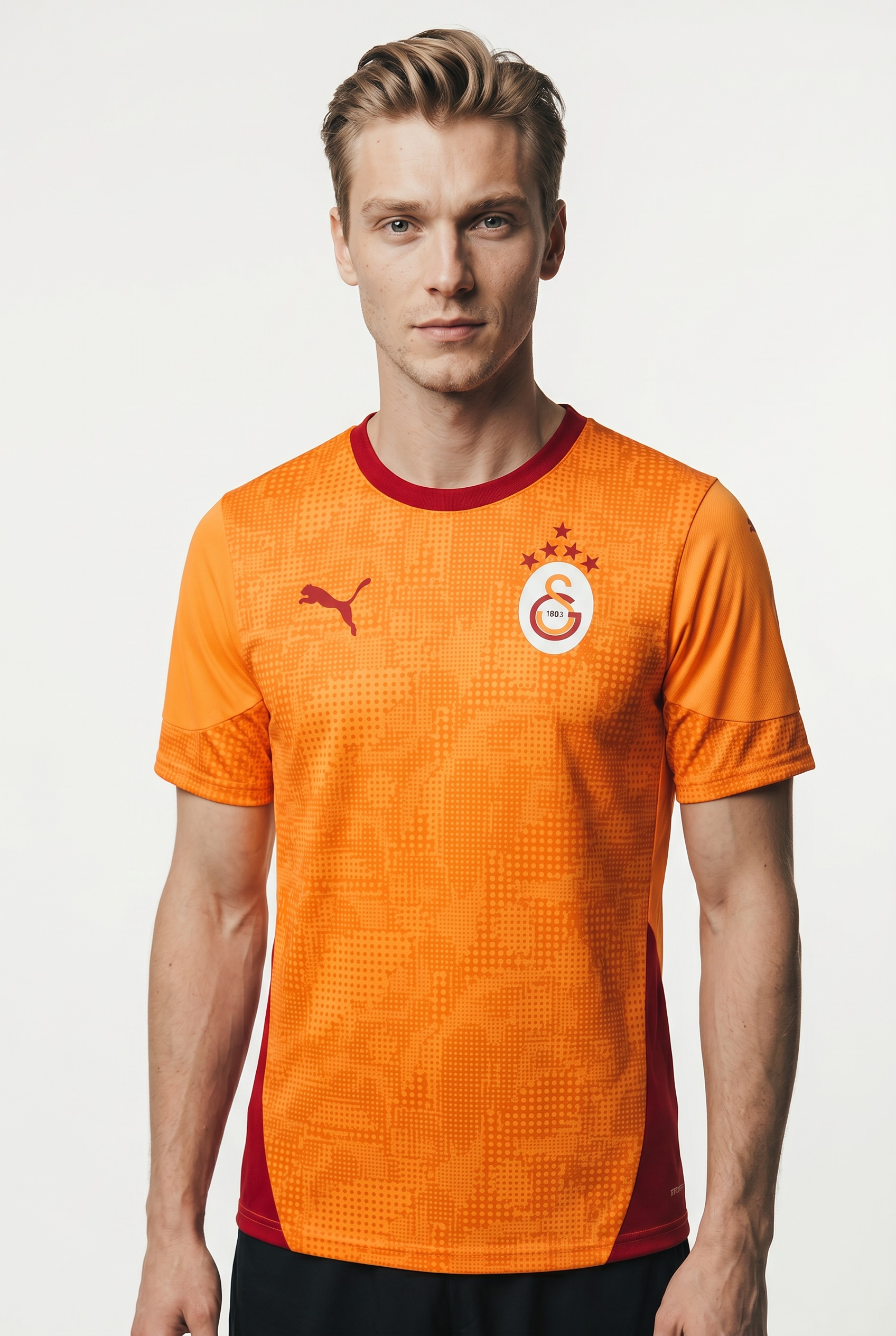 PUMA Fußballtrikot "GSK TRAINING JERSEY WITH STAR" für Fußball, Slim Fit Passform, Rundhalsausschnitt