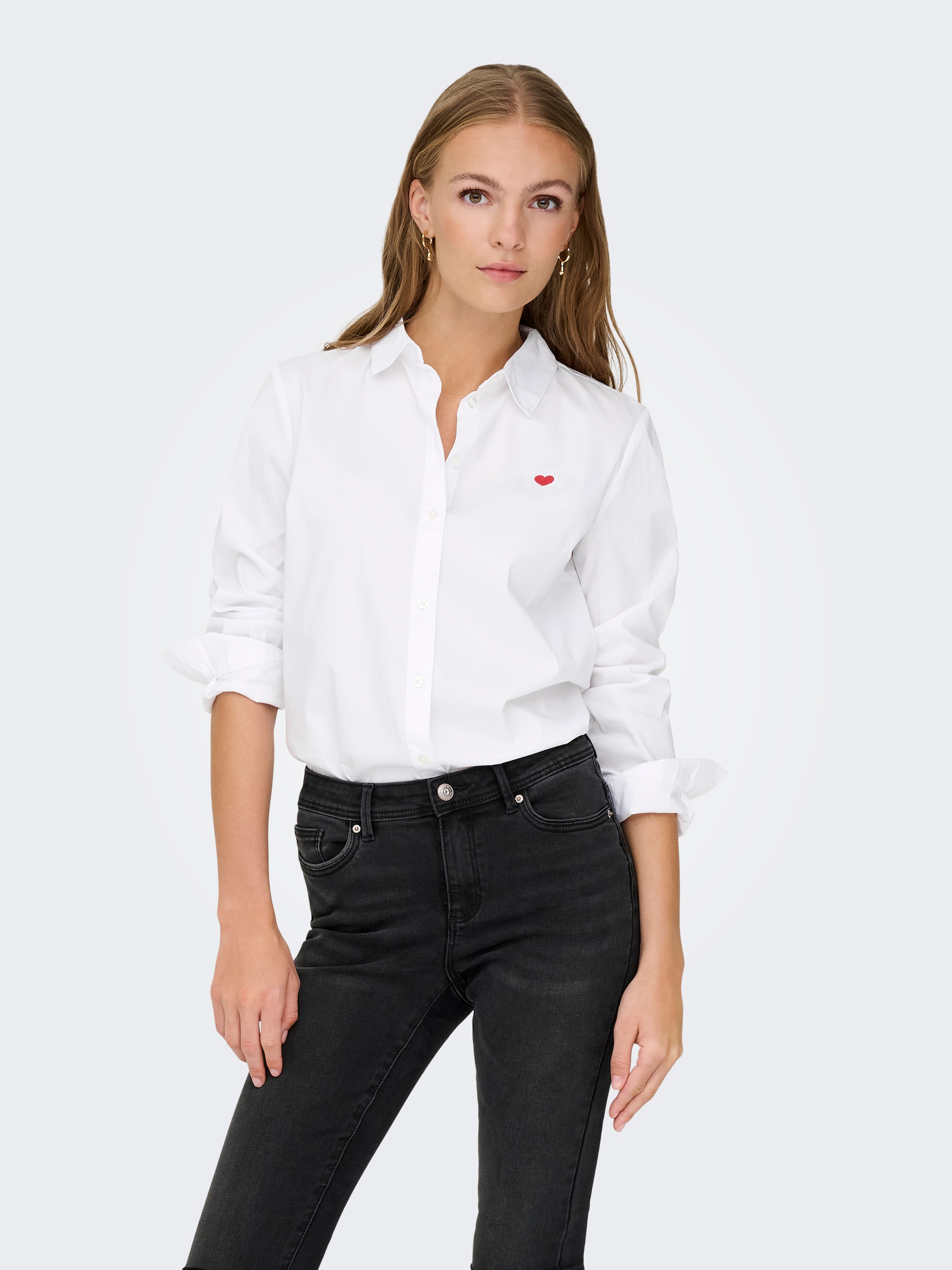 JDY Hemdbluse "JDYMIO L/S EMBROIDERY SHIRT WVN NOOS", in klassischer Form m günstig online kaufen