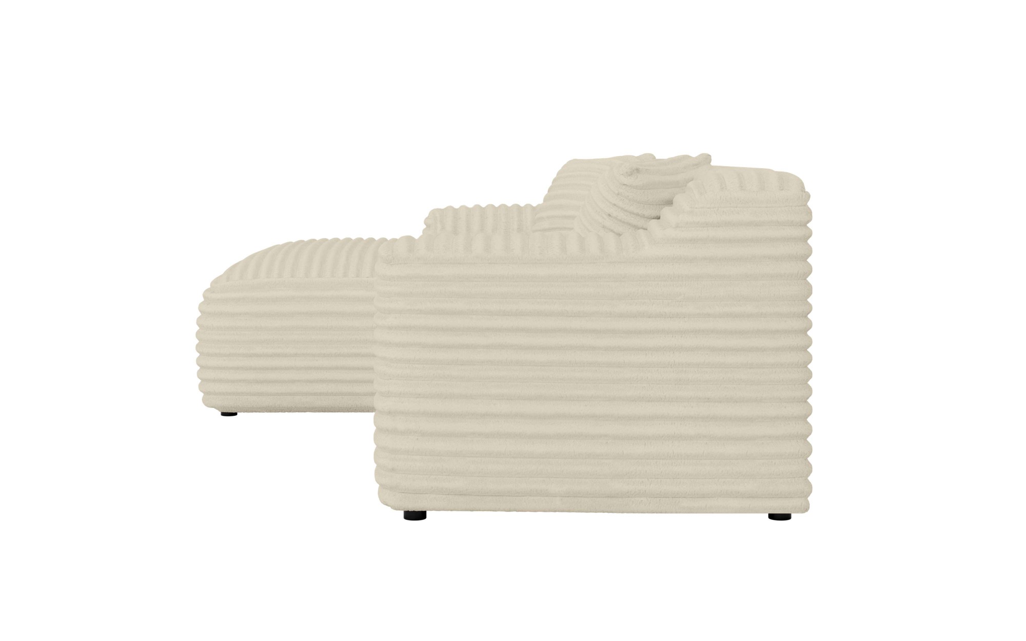 Home affaire Ecksofa »LILLIANA Designsofa, L-Form mit Recamiere rechts/links bestellbar«, L-Form mit Wellenunterfederung, Maße B/T/H: 256/160/76 cm