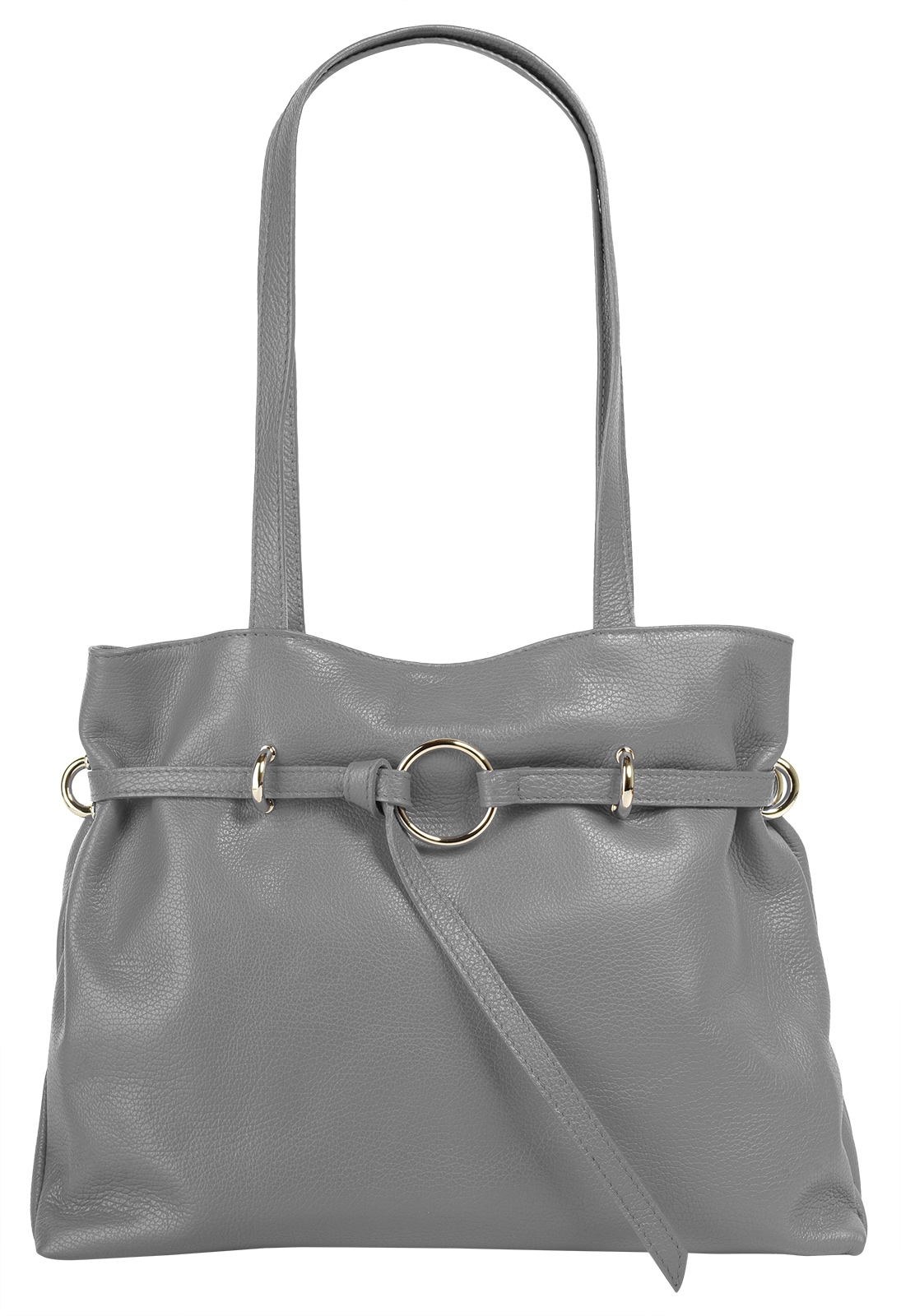 Samantha Look Henkeltasche, echt Leder, Made in Italy