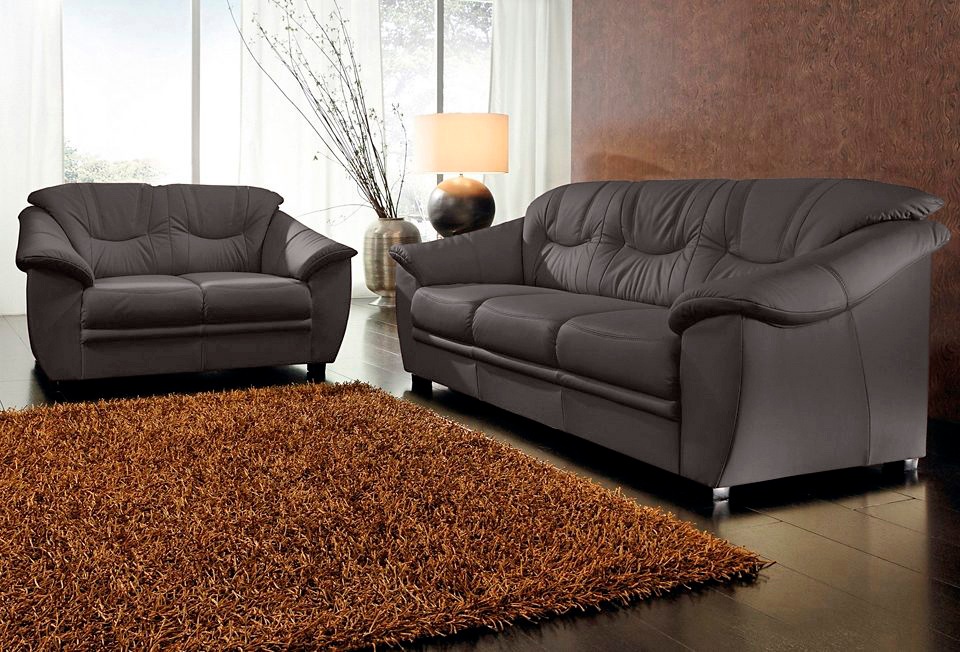 sit&more "Savona, B: 148 bzw. 198 cm" Set: 2- & 3er-Sofa, mit Federkern günstig online kaufen