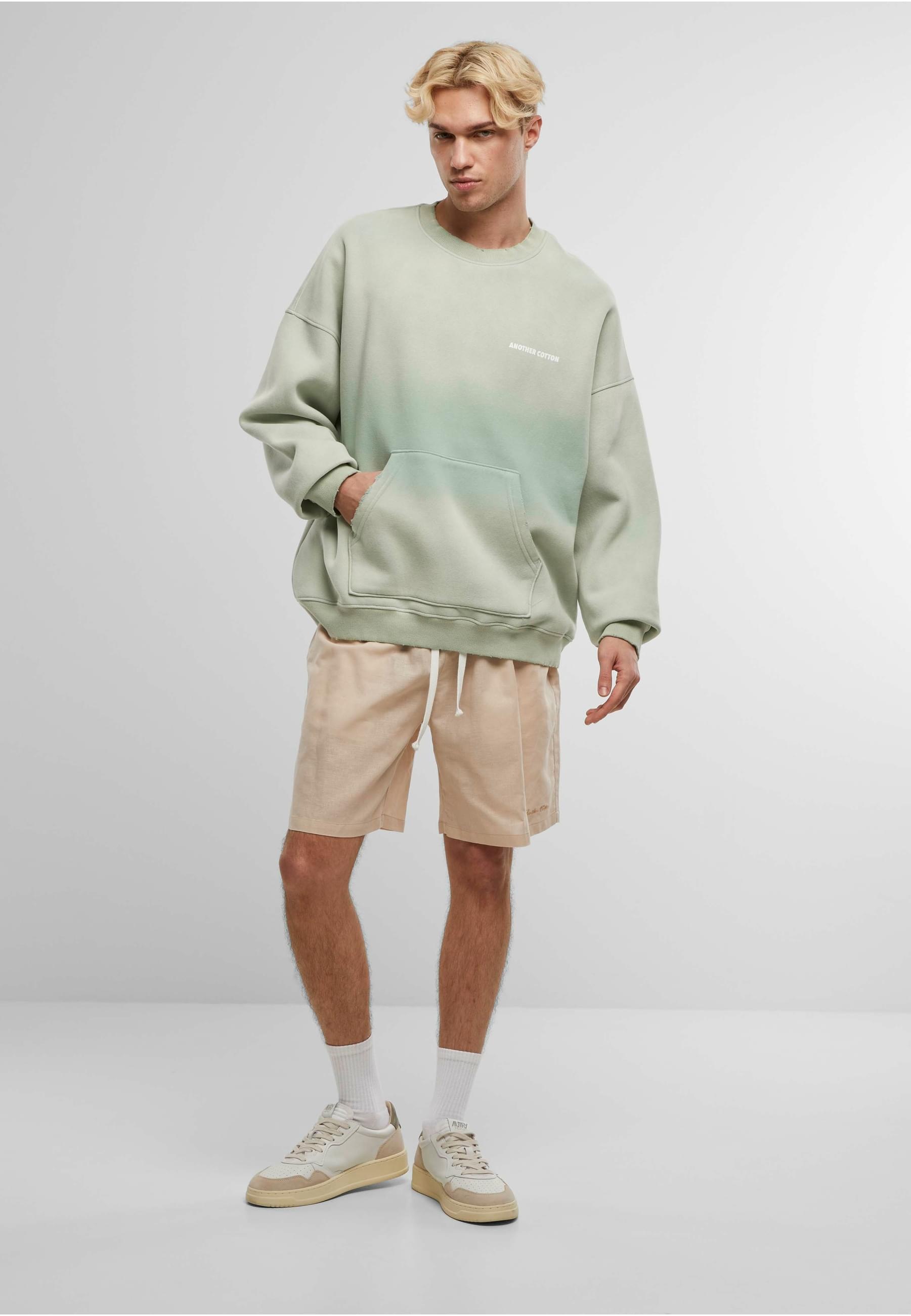 Another Cotton Lab Shorts »Another Cotton Lab Logo Stitched Linen Shorts«, (1 tlg.)