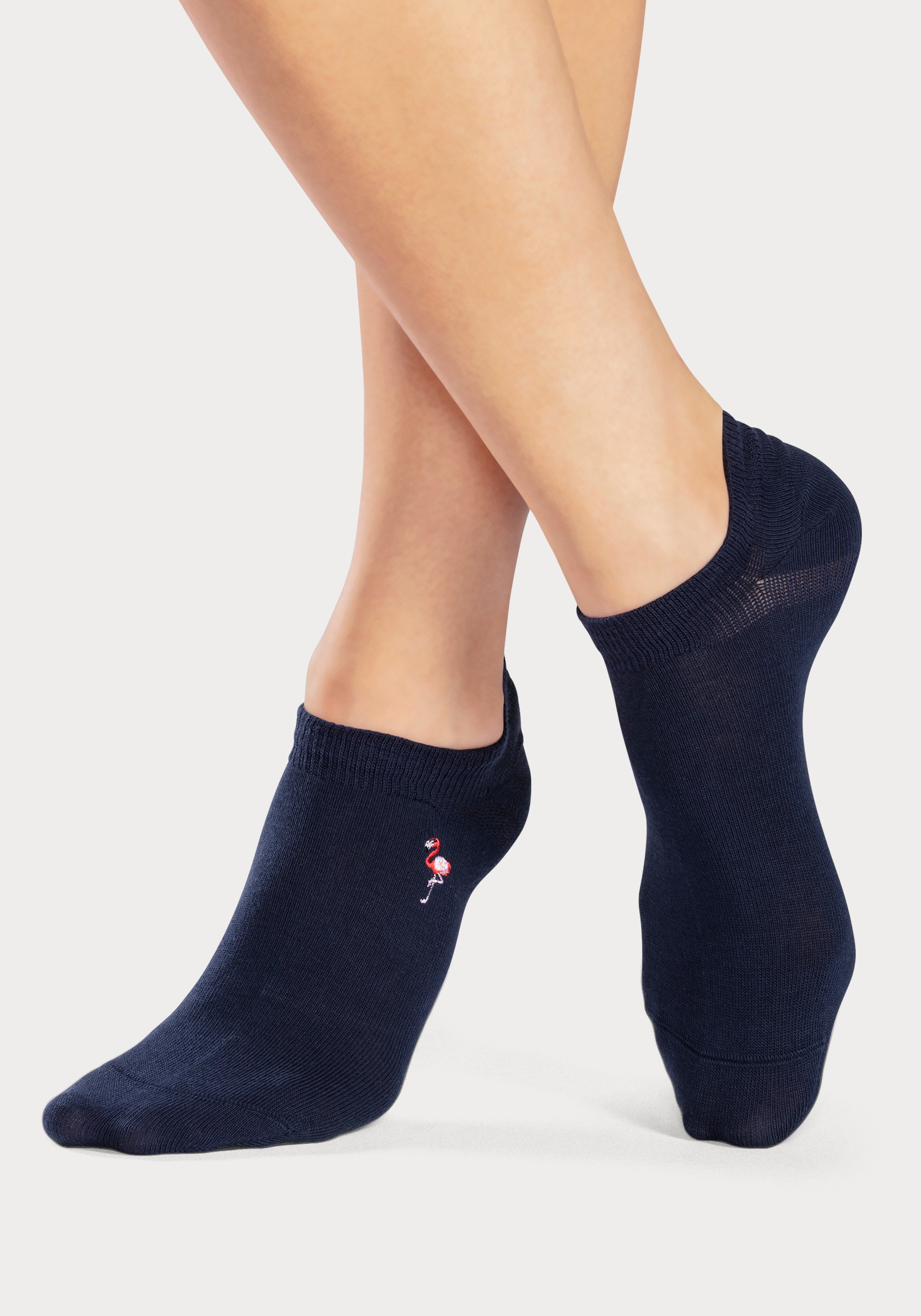 Thumbnail - H.I.S Sneakersocken Packung, 5 Stk. tlg. mit Motivstickerei