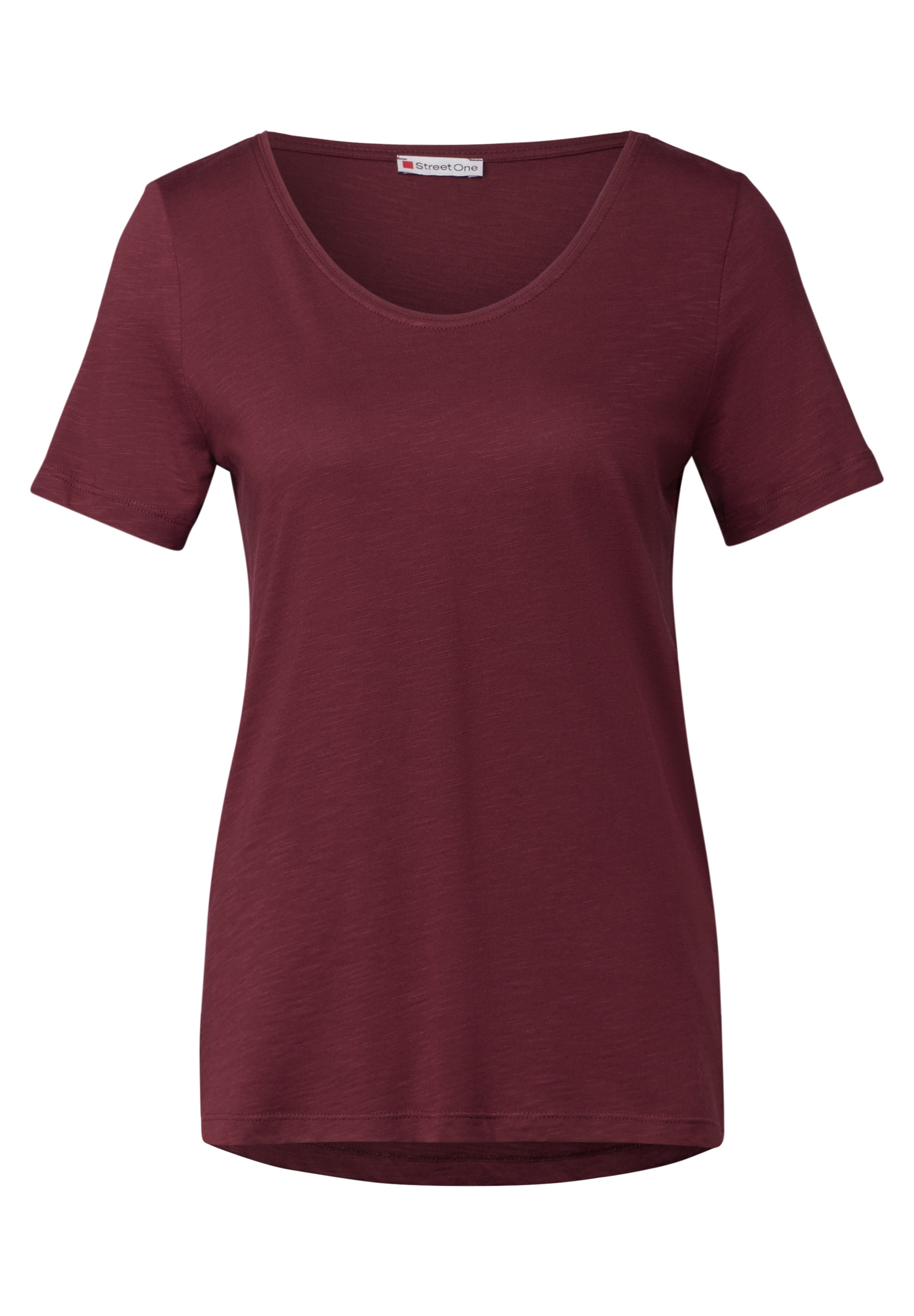 STREET ONE V-Shirt, im soften Baumwoll-Mix