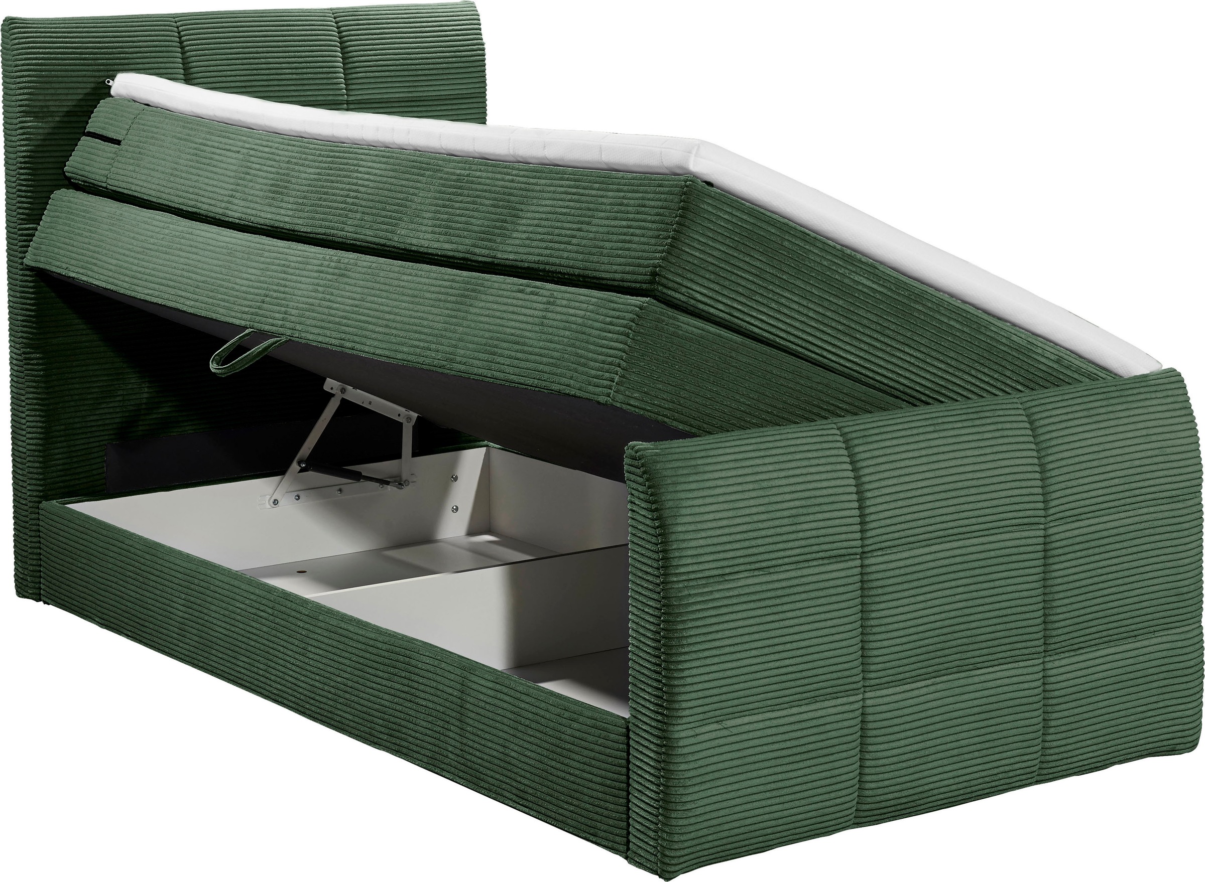 ED EXCITING DESIGN Boxspringbett »Bolivia«, harte Seite mit Kokosmatte, weiche Seite mit Filzabdeckung