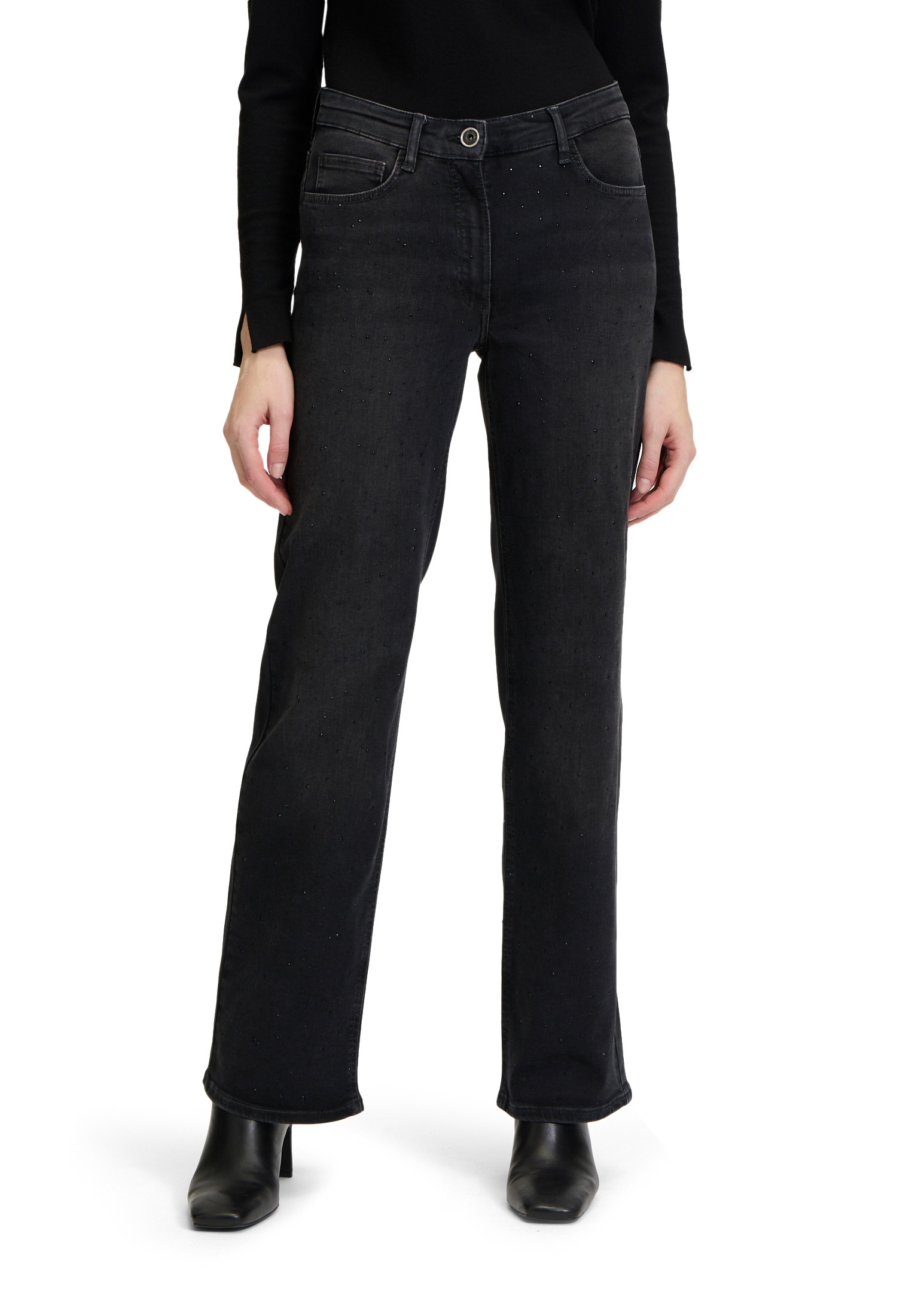 Betty Barclay Stretch-Jeans "Damen Stretch-Hose im Glitzer-Look" günstig online kaufen