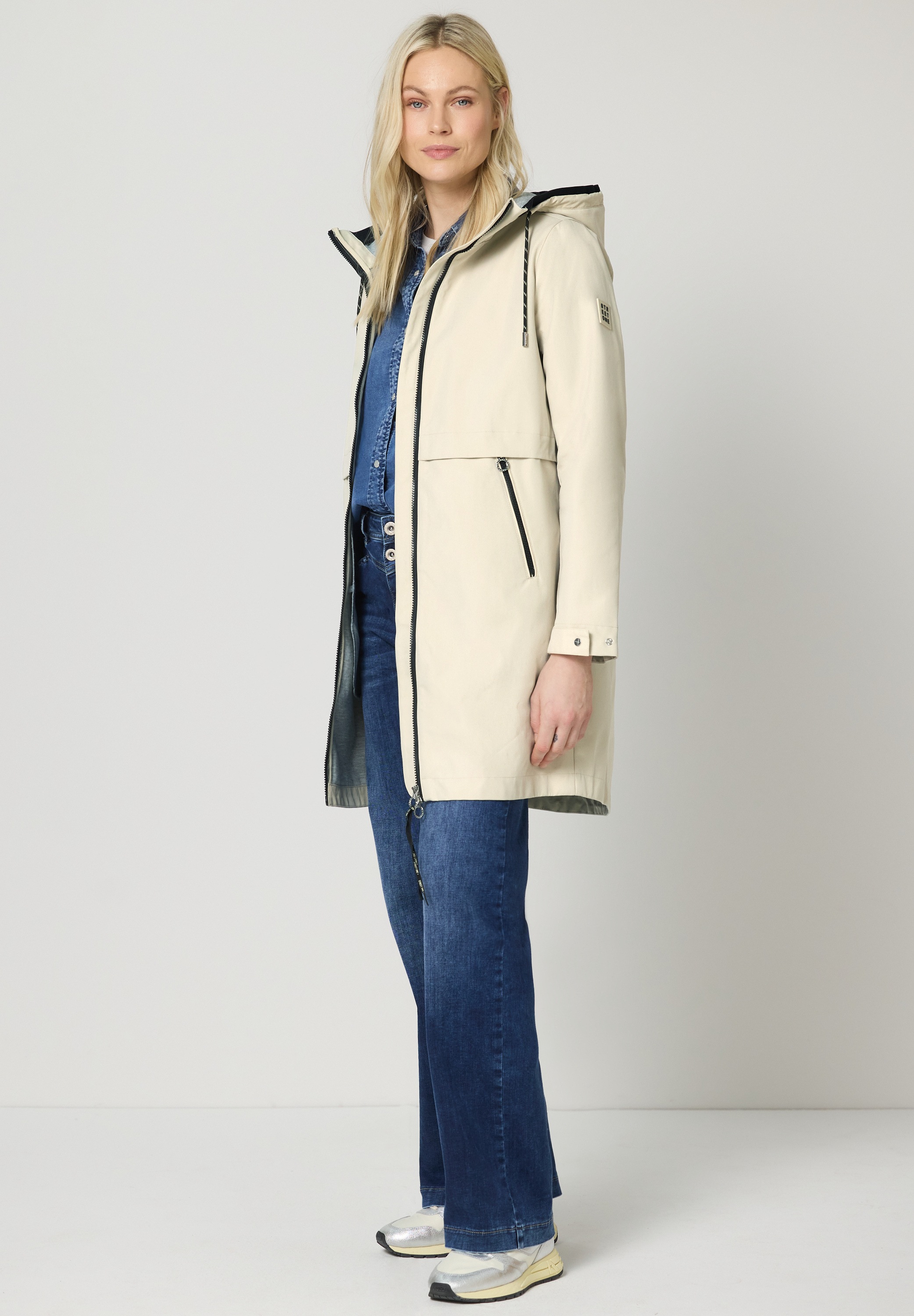 STREET ONE Parka mit Kapuze mit Kapuze