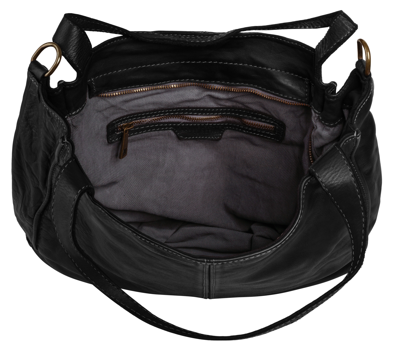 Samantha Look Shopper, echt Leder, Made in Italy