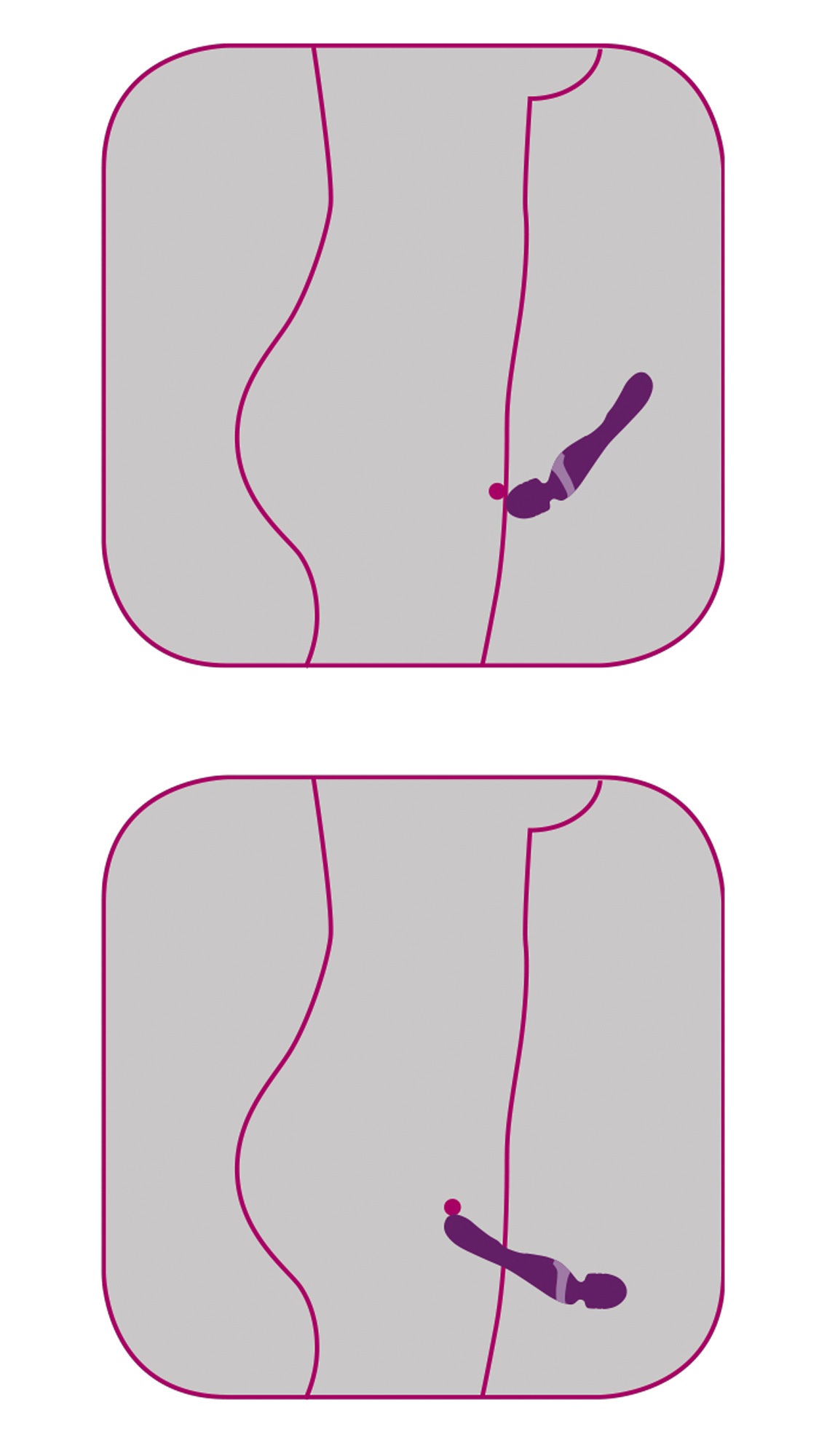 Javida Vibrator »Massagestab Double Massager«