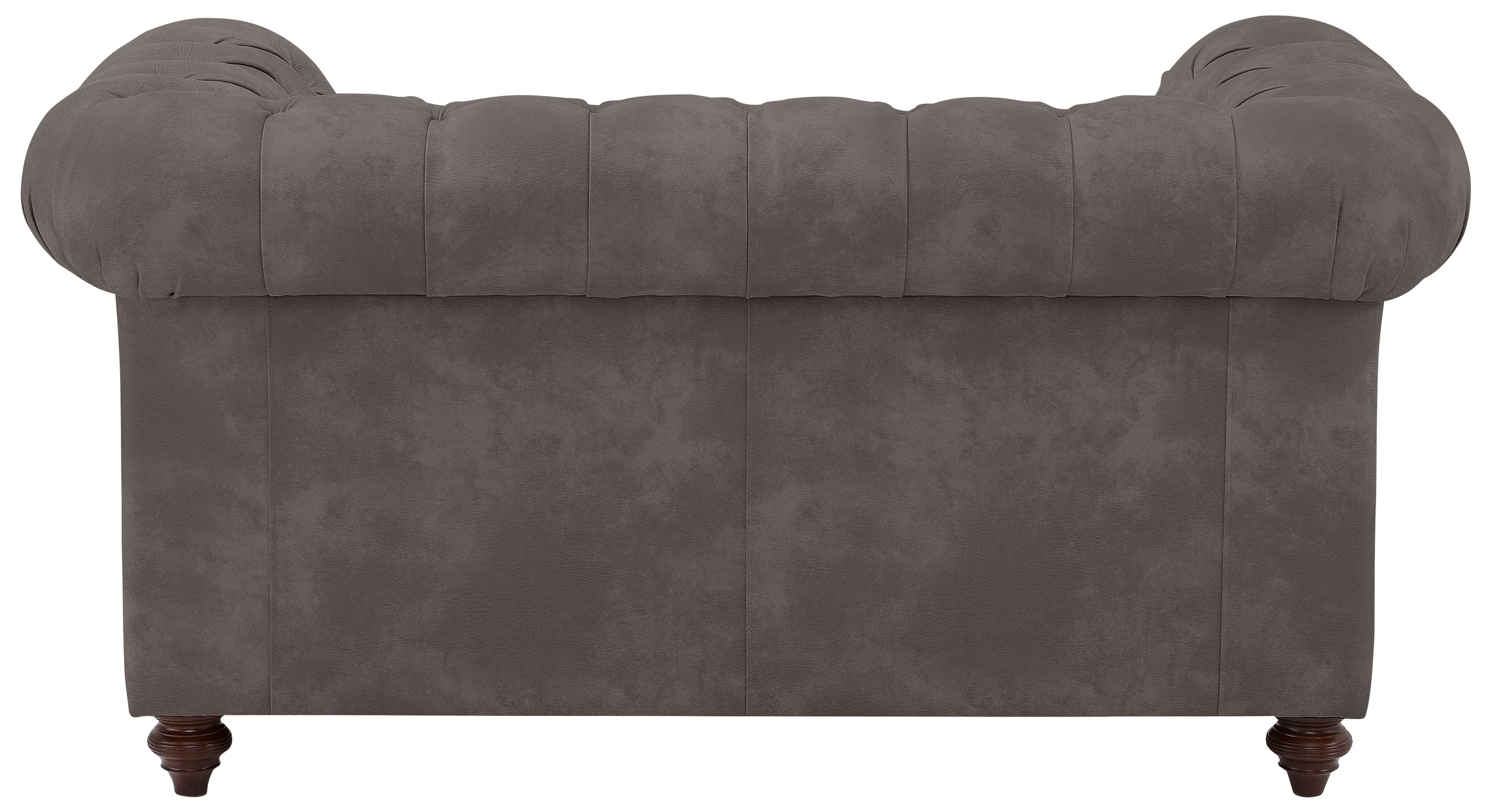 Home affaire Chesterfield-Sofa »Chesterfield 2-Sitzer B/T/H: 150/89/74 cm«, mit hochwertiger Knopfheftung, auch in Leder