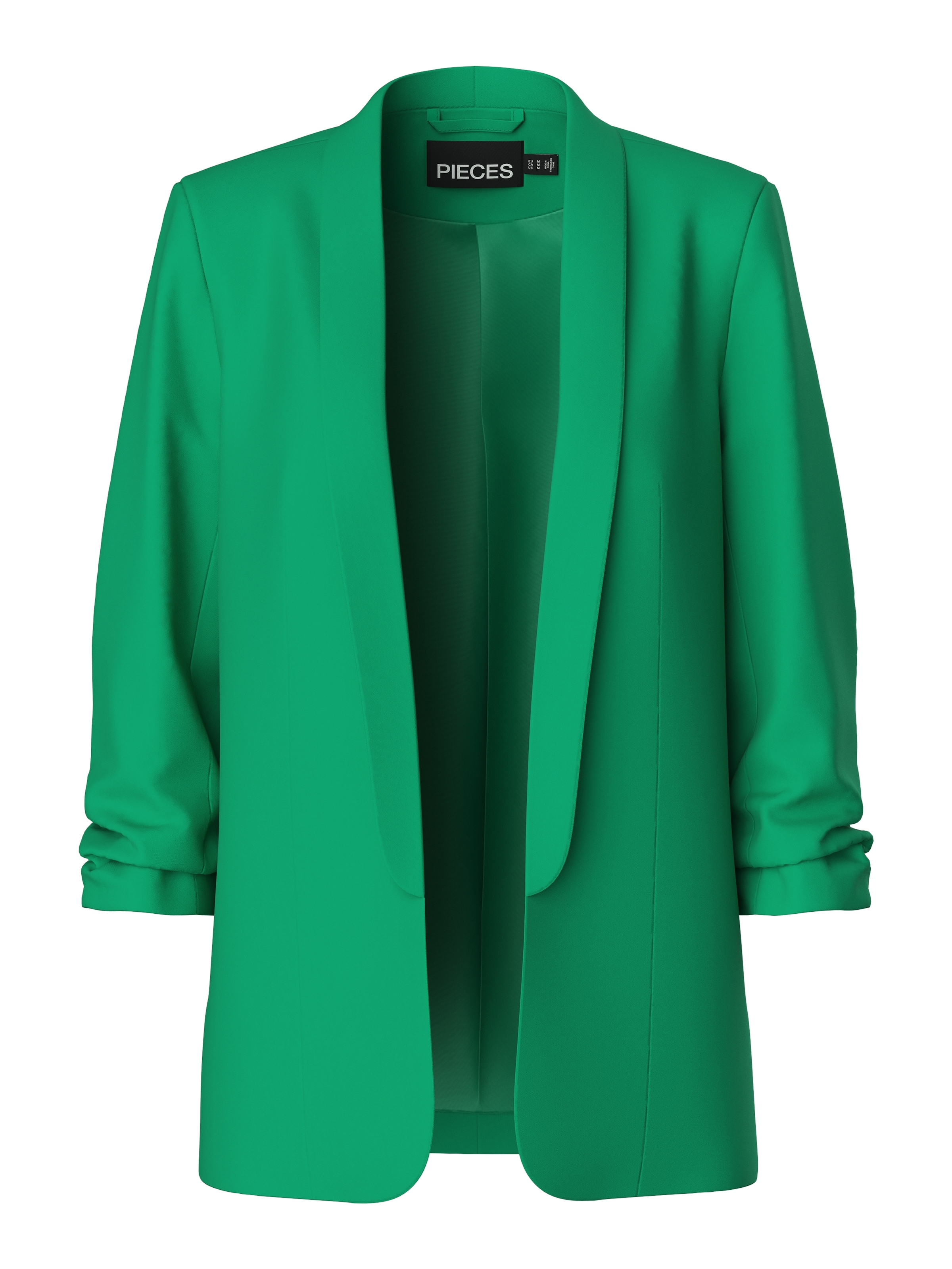 pieces Blusenblazer »PCBOSELLA 3/4 BLAZER NOOS«, mit Faltendetail am Ärmel