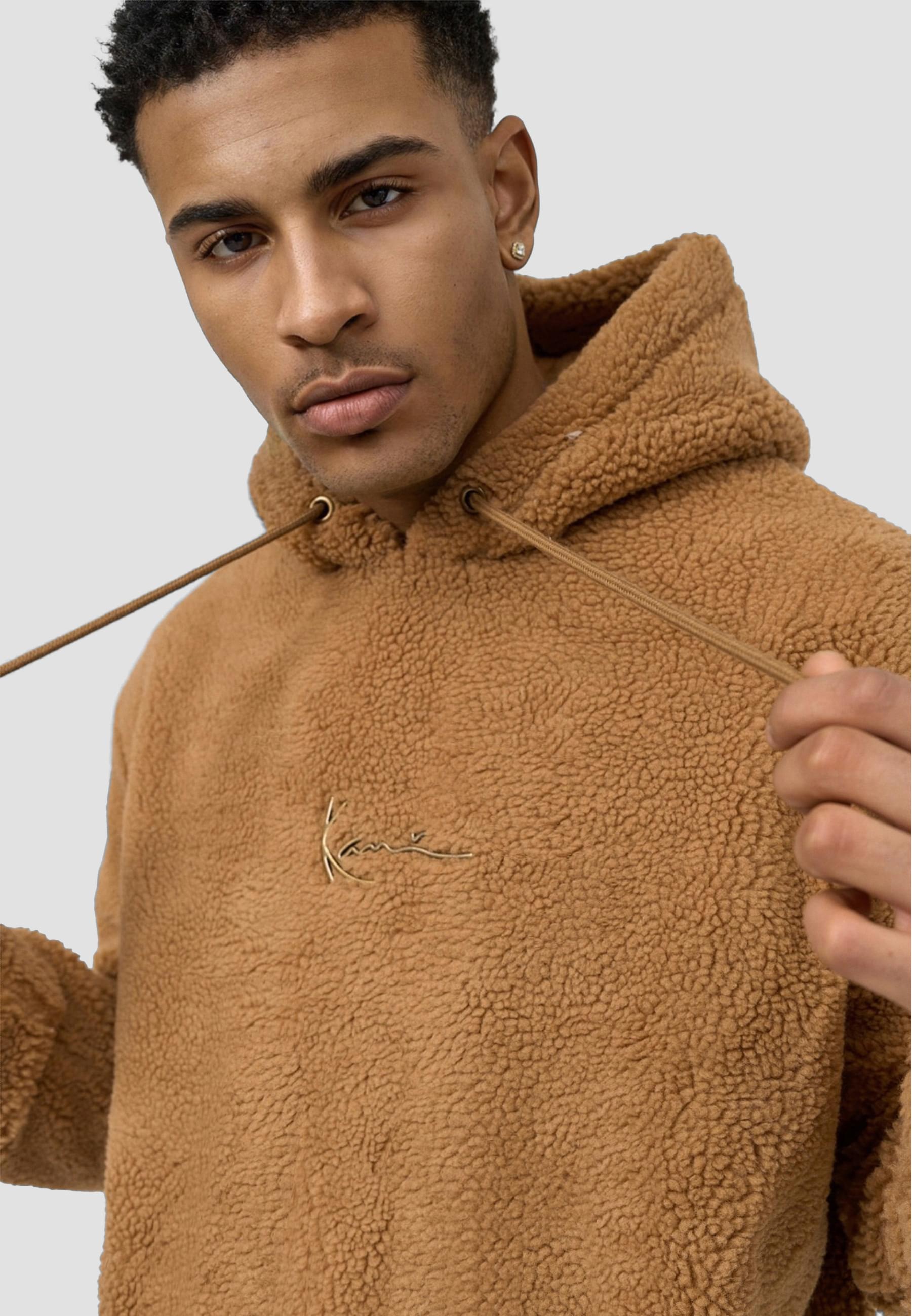 Karl Kani Kapuzensweatshirt »Karl Kani Herren KM213-064-2 Small Signature Teddy Hoodie«, (1 tlg.)