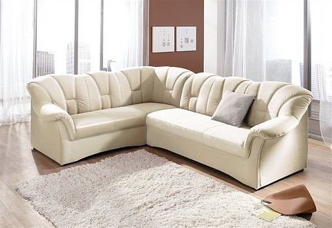 DOMO collection Ecksofa »Papenburg B/T/H: 242/190/84 cm L-Form«, wahlweise mit Bettfunktion, Langer Schenkel links oder rechts