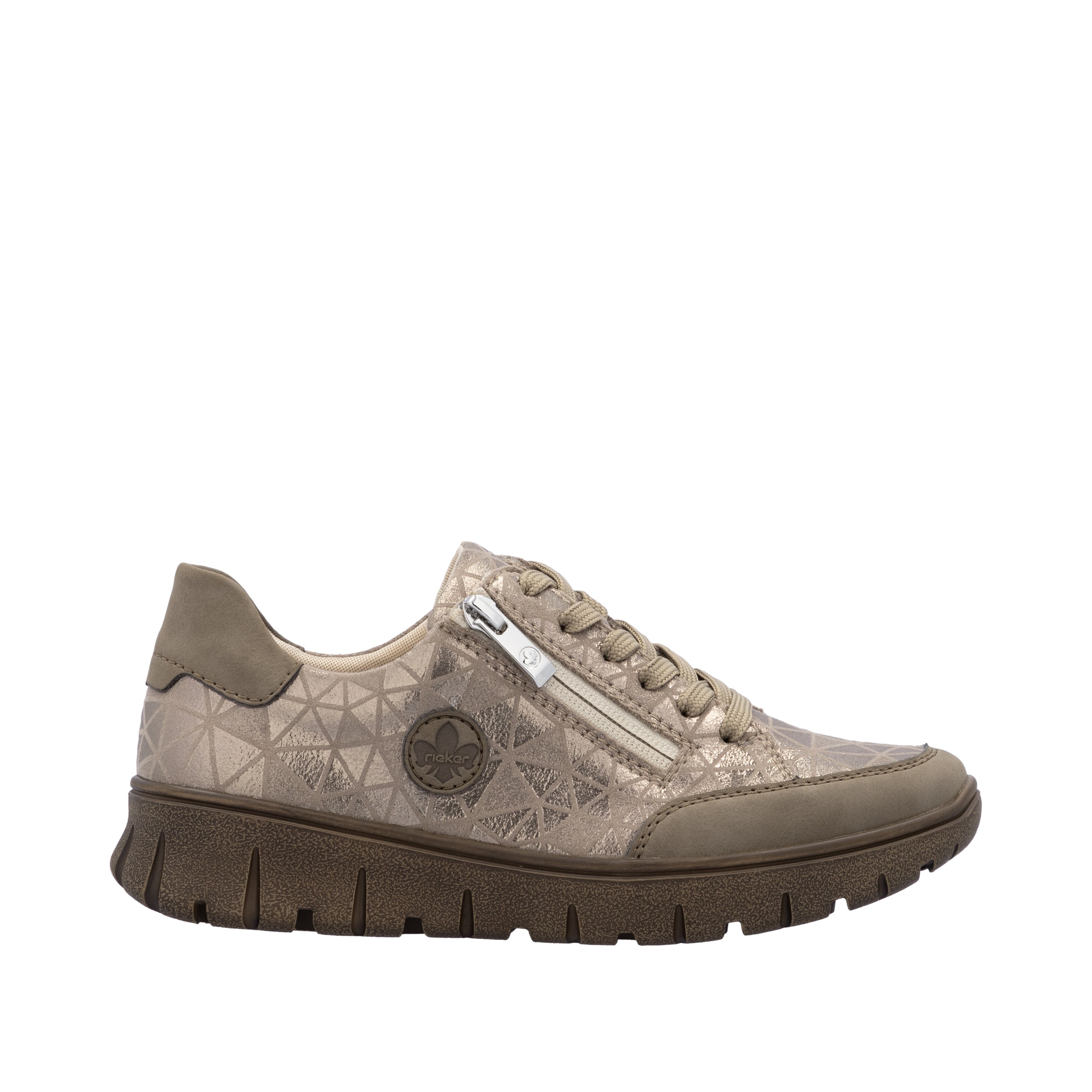 Rieker Plateausneaker, Schnürschuh, Halbschuh, Freizeitschuh in bequemer Form