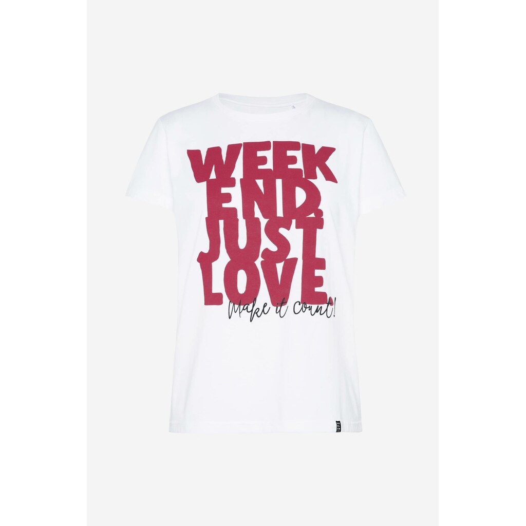 Damenmode Shirts & Sweatshirts Harlem Soul Rundhalsshirt, mit Print white