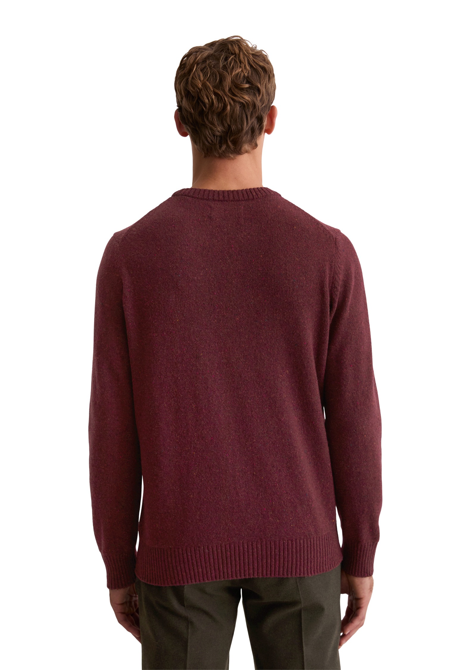 Thumbnail - Marc OPolo Rundhalspullover "aus gesprenkeltem Tweedgarn"