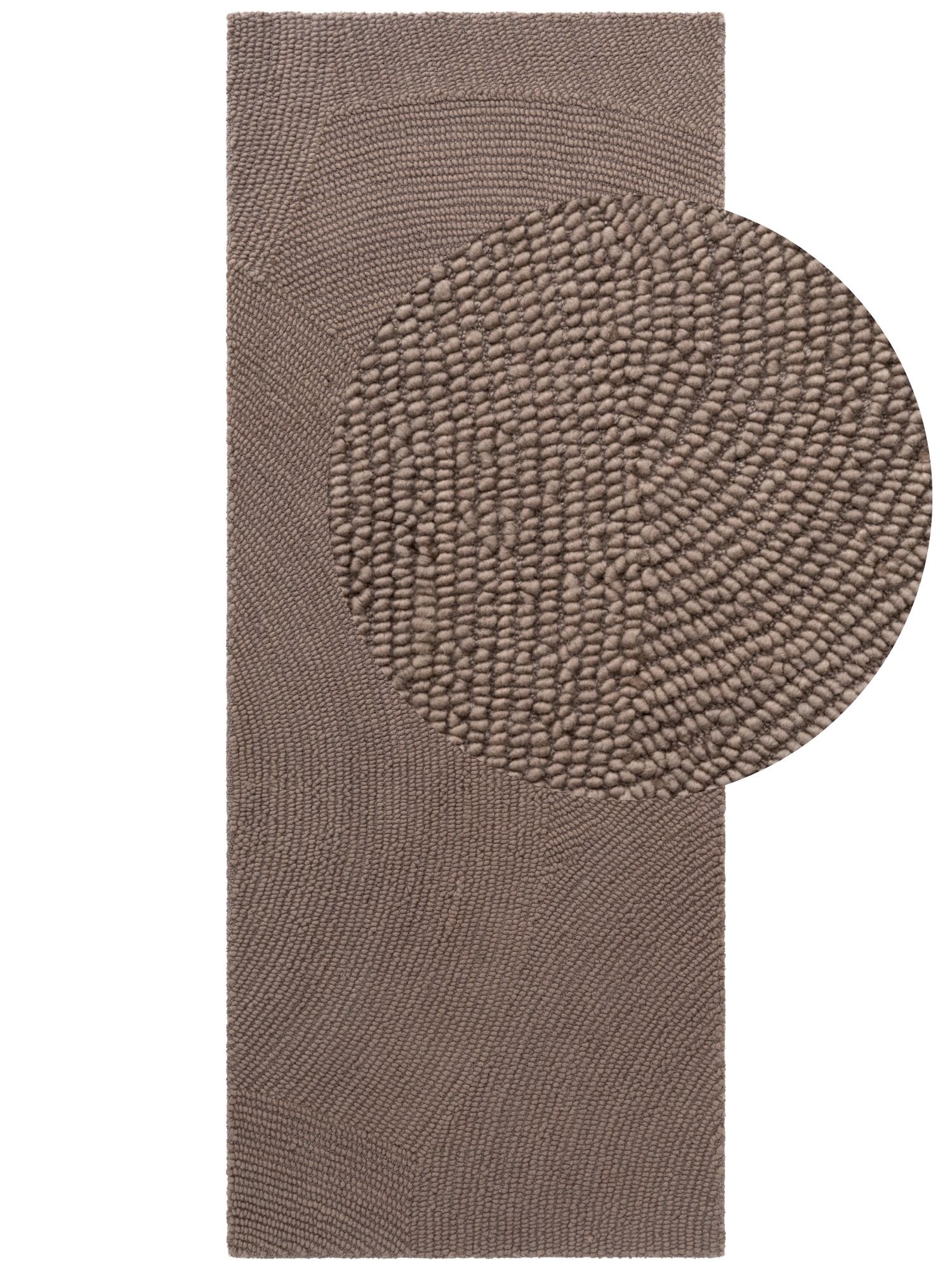 HANSE Home Wollteppich »Eleni«, rechteckig, 18 mm Höhe, Handgetuftet, Wolle, Natur, Wohnzimmer, Schlafzimmer, Skandi, Hygge