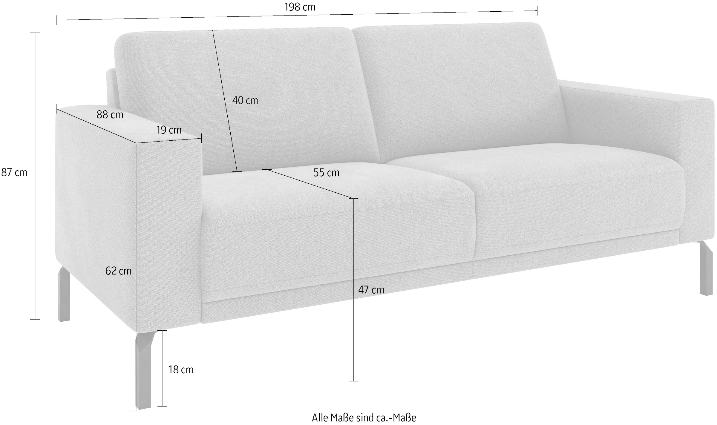 Home affaire 3-Sitzer »Apiro, 3-Sitzer – Premium-Komfort für dein Zuhause« Ergonomischer Federkern, optional motorisch ausziehbar