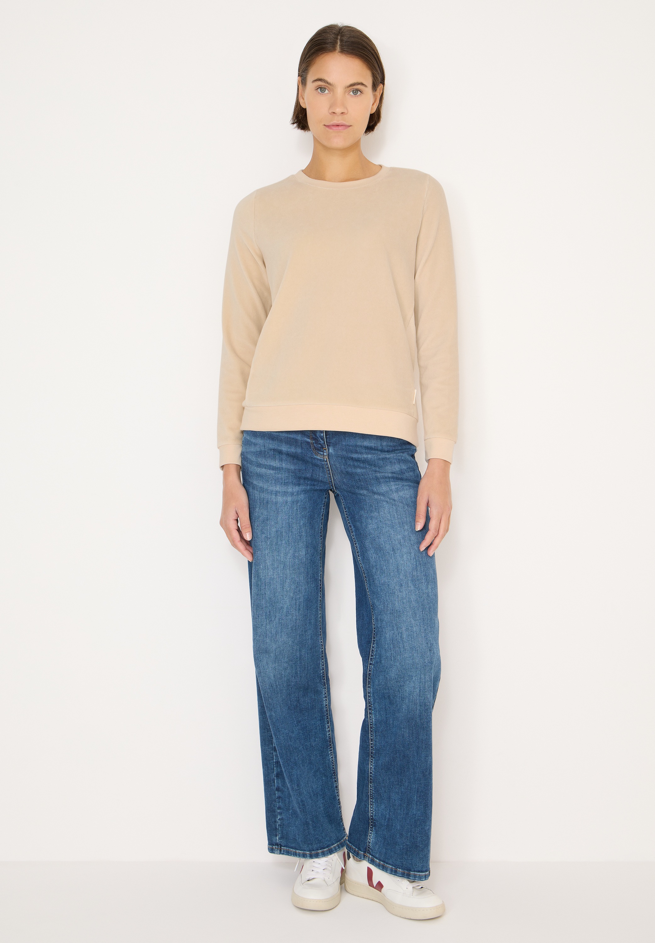 Cecil Langarmshirt mit Rundhalsausschnitt