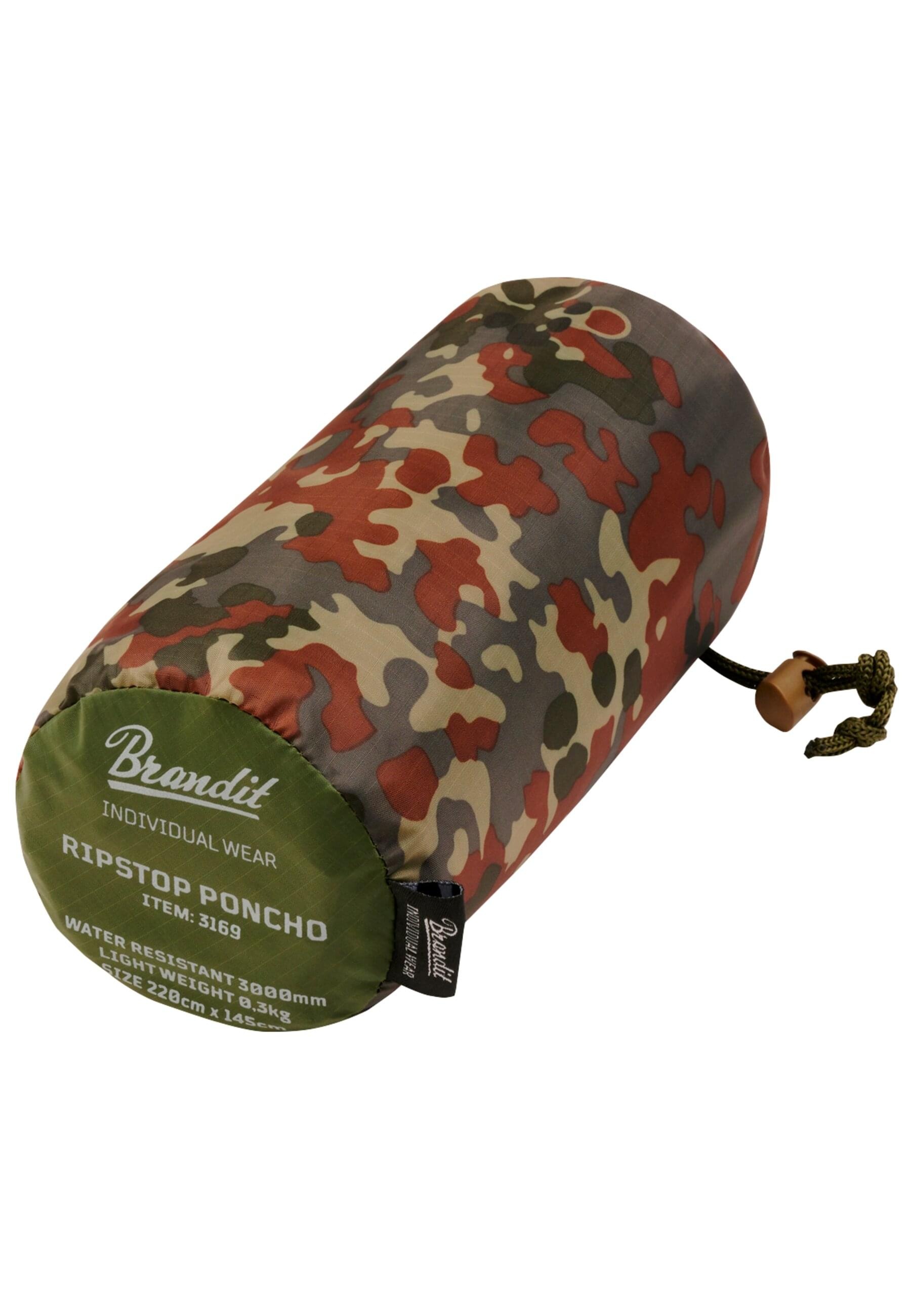 Brandit Allwetterjacke »Brandit Herren Ripstop Poncho«, (1 St.), ohne Kapuze