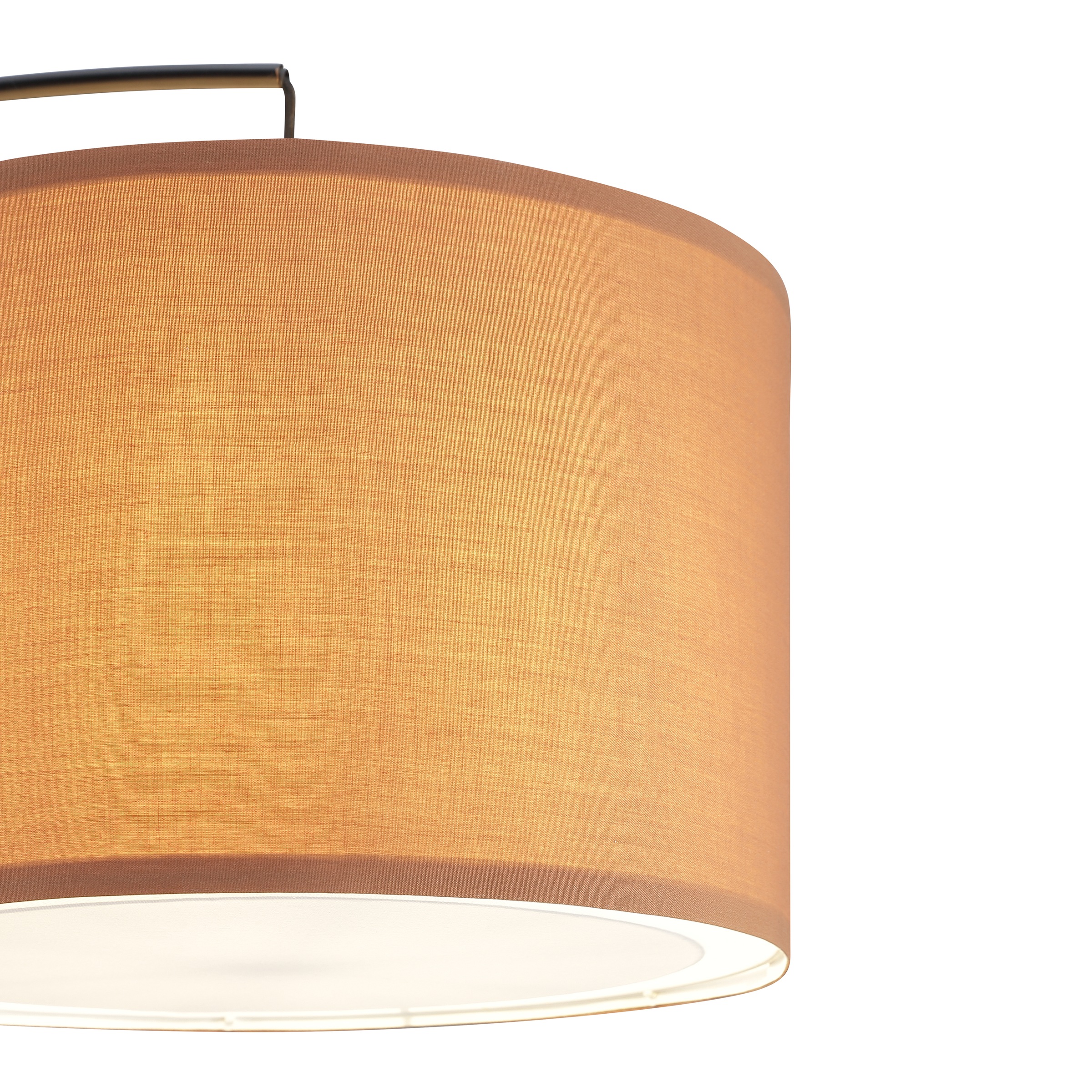 OTTO home Stehlampe »Stellan« E27 1 Stk. Bogenlampe Textilschirm Stoff Ø 36cm