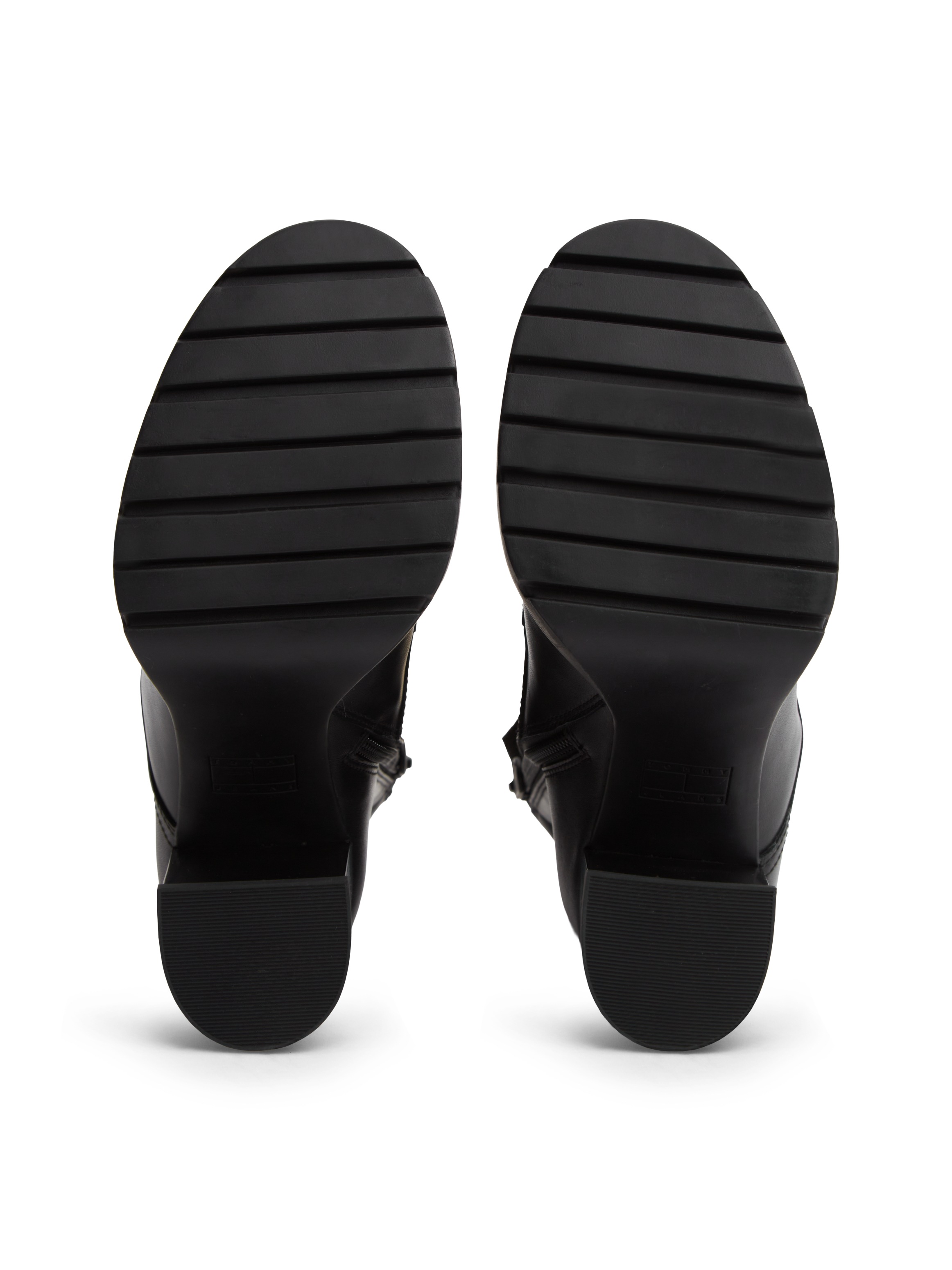 Tommy Jeans High-Heel-Stiefelette »TJW LACE UP HIGH HEEL BOOTS«  Blockabsatz, Schnürstiefelette mit Logoflag