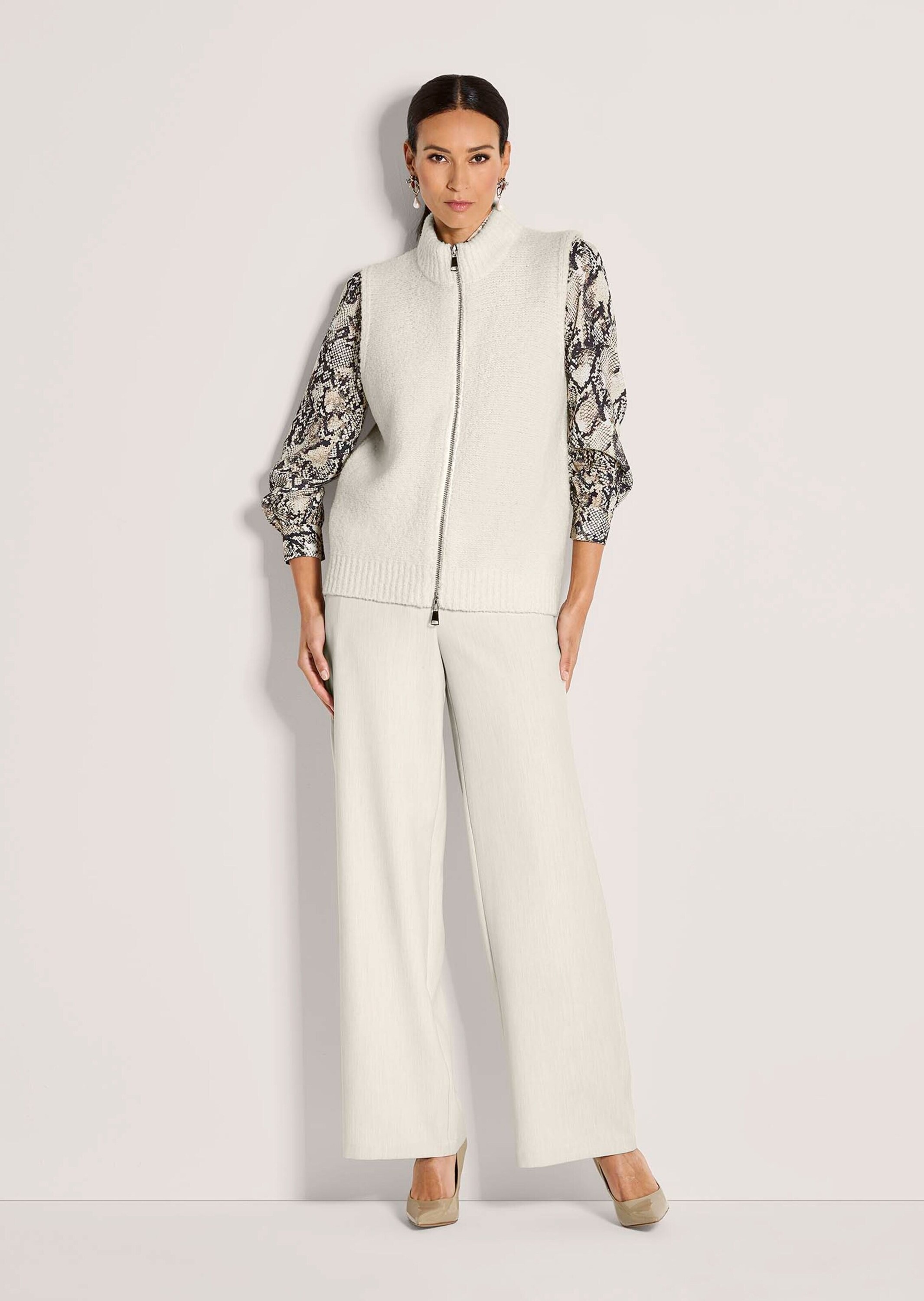 MADELEINE Strickjacke "Strickweste Modische Weste mit Grobstrick-Design" Ma günstig online kaufen