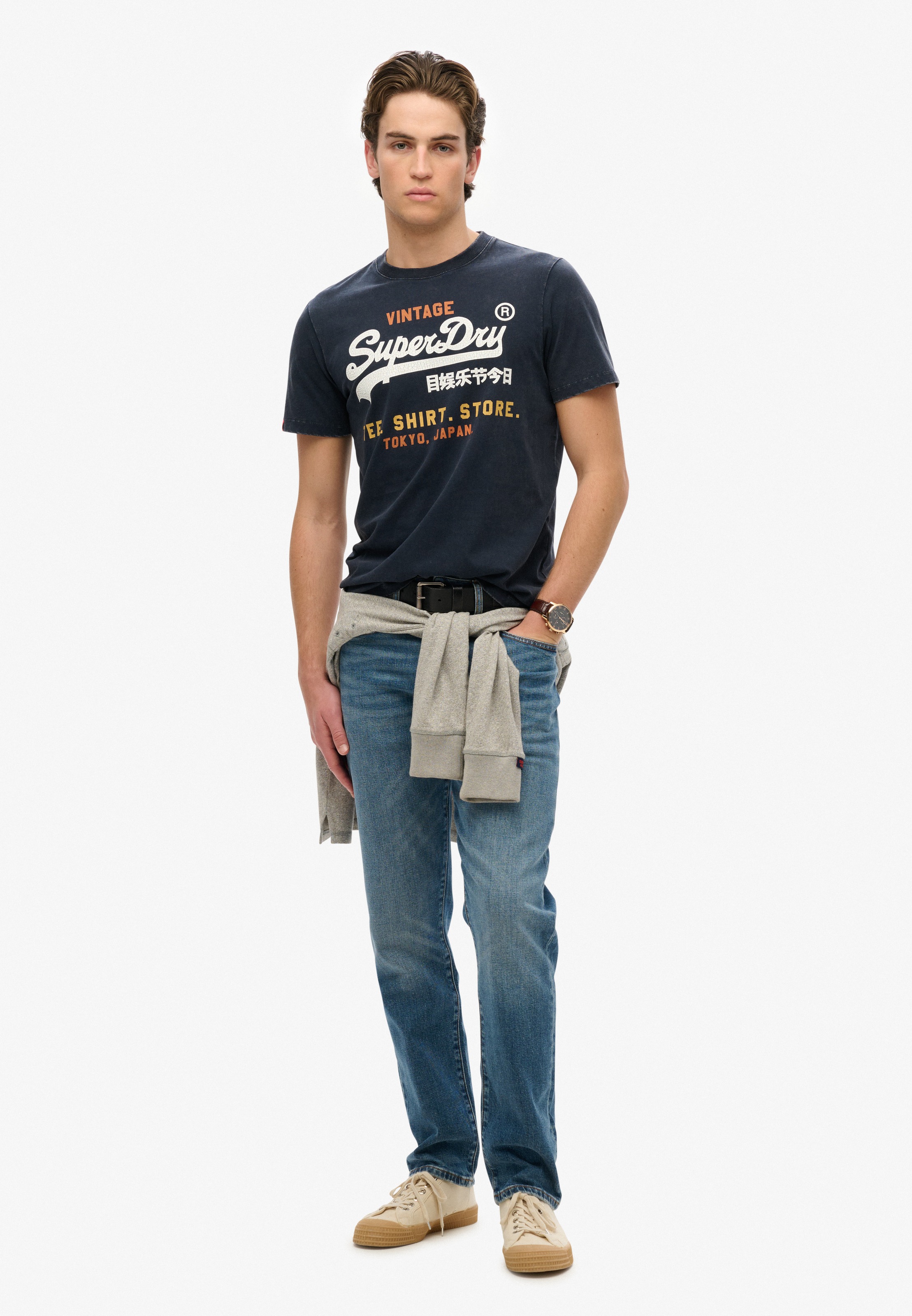 Superdry Rundhalsshirt »VL CALI RELAXED TEE«