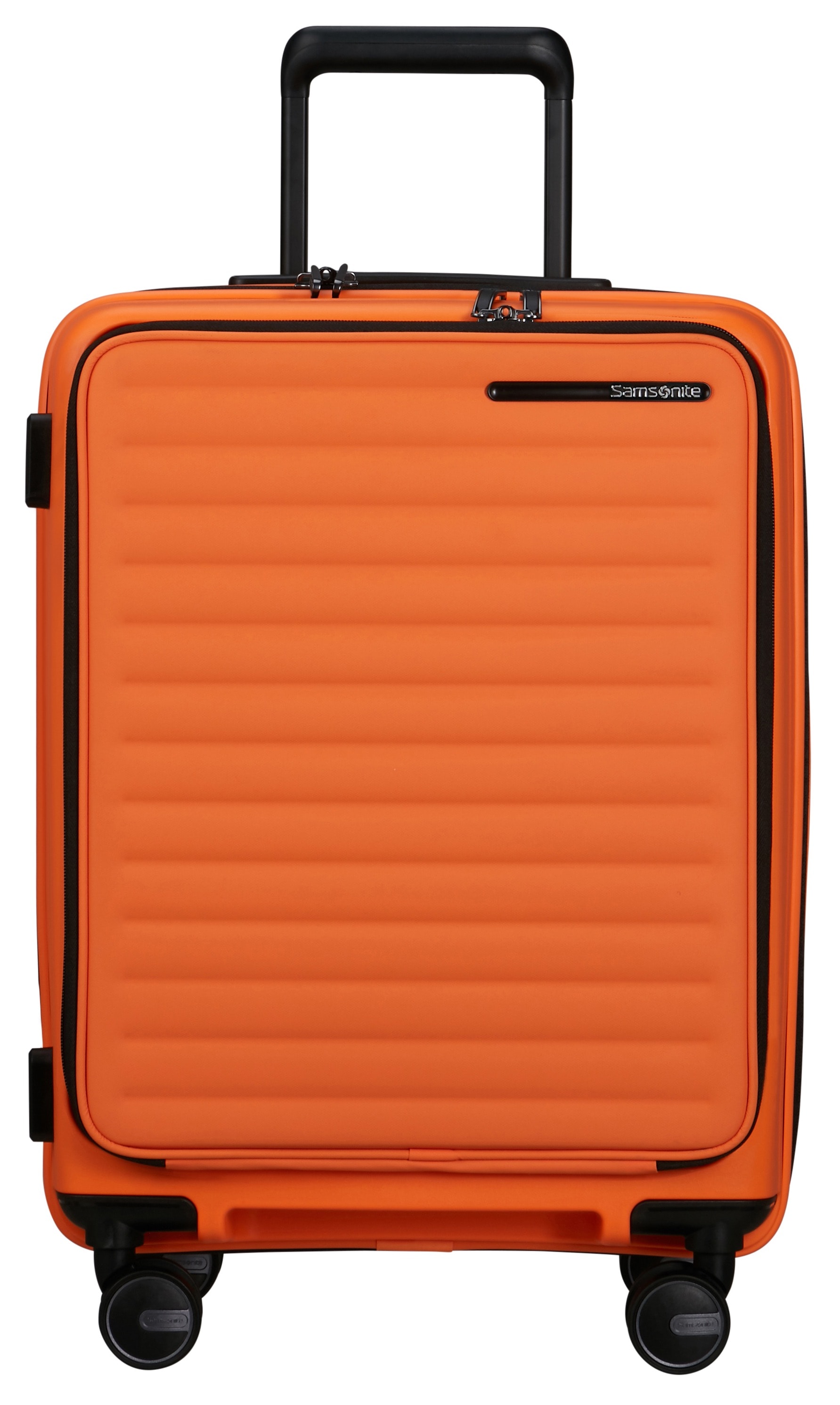 Samsonite Hartschalen-Trolley "RESTACKD 55 inkl. 2 Packtaschen", 4 St. Rollen, Handgepäckkoffer mit TSA Schloss Volumene