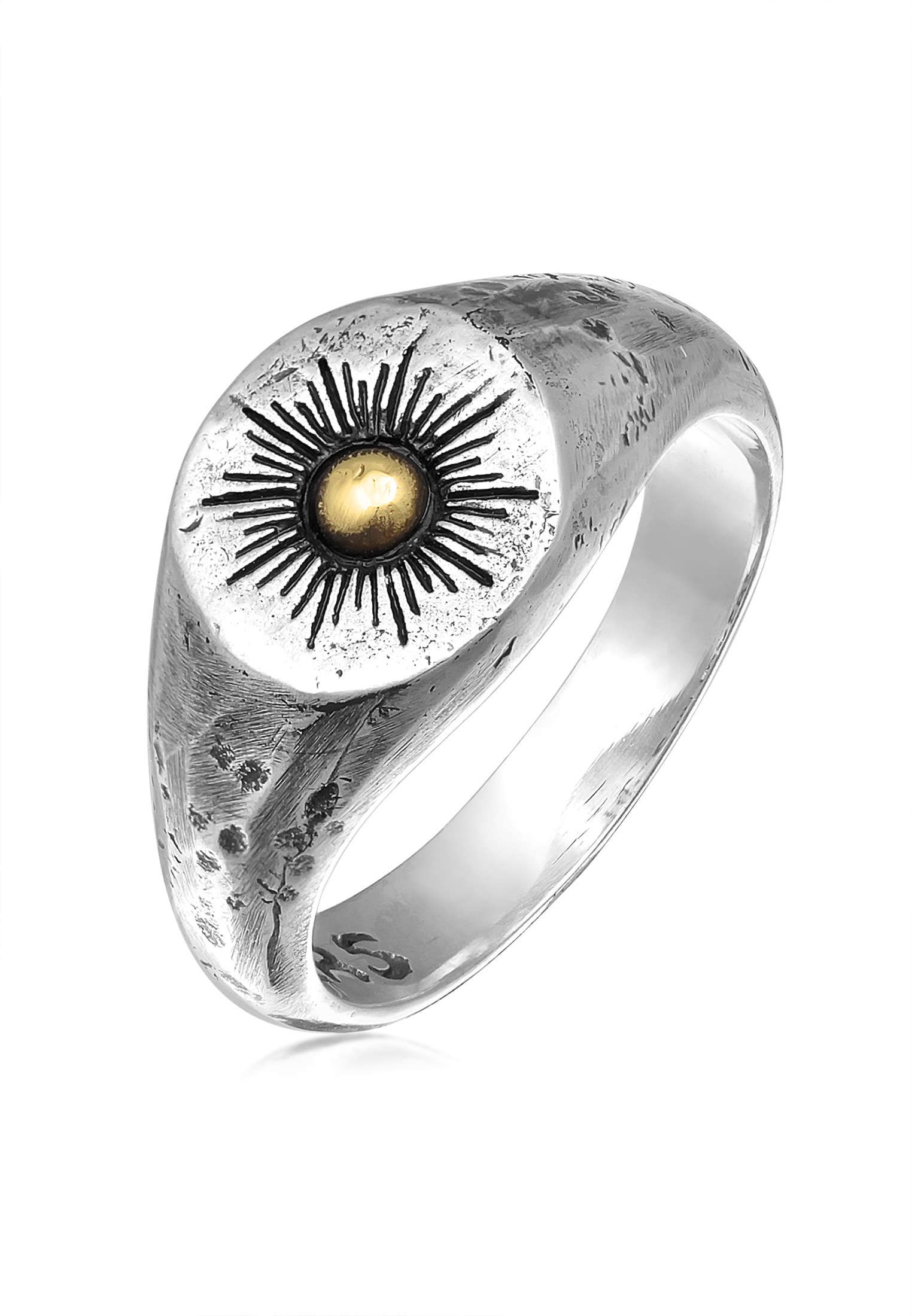 HAZE & GLORY Siegelring »Ring Siegelring - Sun Lover 925 Silber«