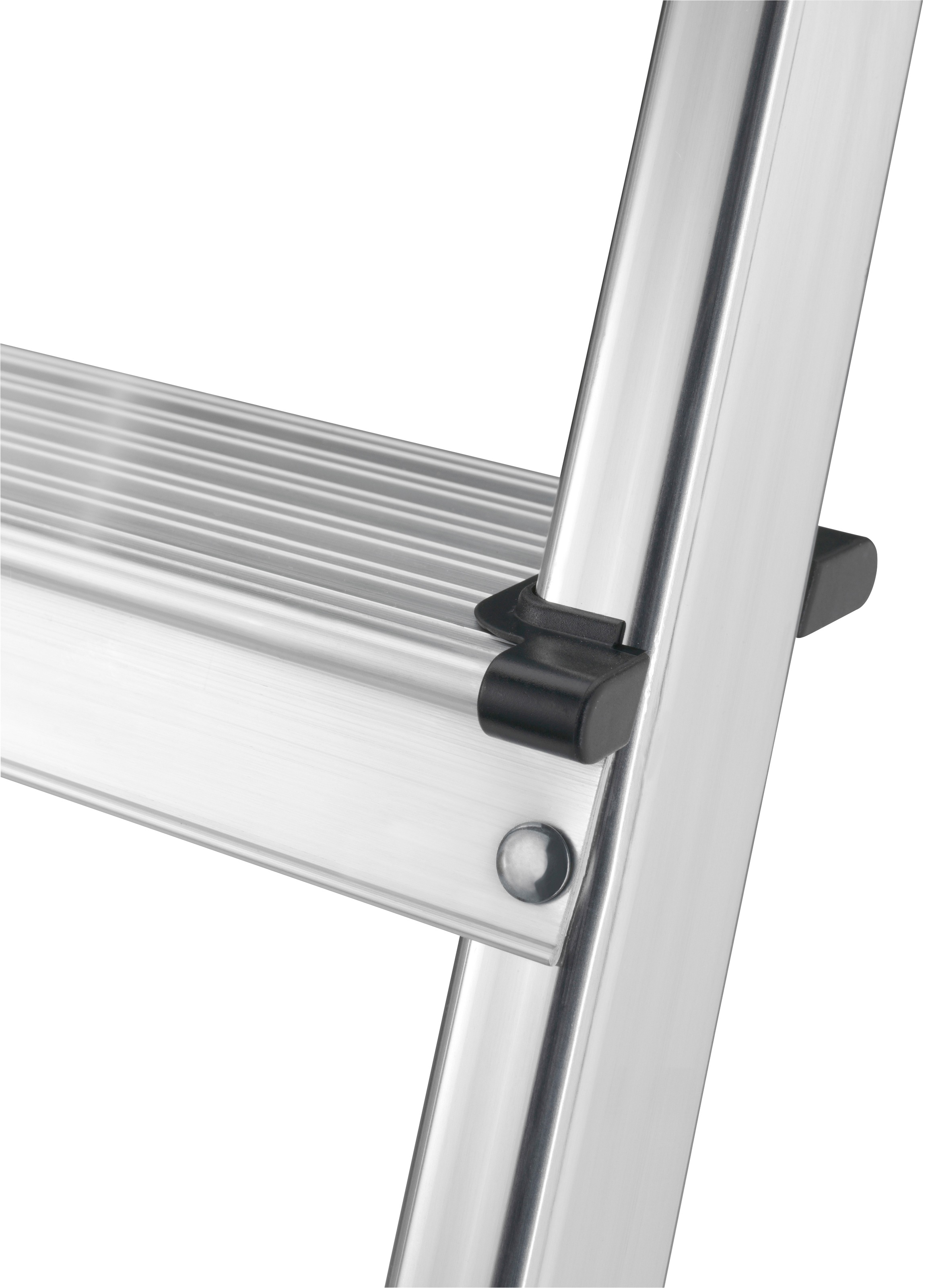 Stehleiter HAILO "L60 StandardLine", grau (aluminiumfarben), B:56cm H:253cm L:13cm, Aluminium, Leitern, Alu-Sicherheits-Stehleiter 8 Stufen 6