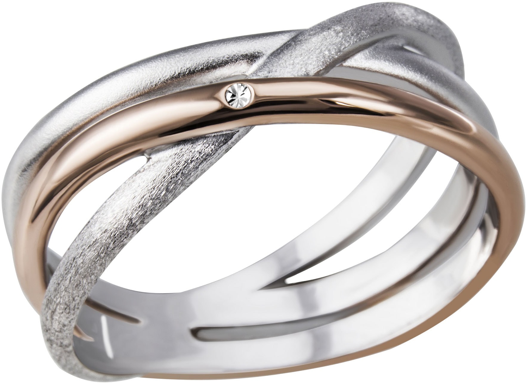 Fingerring »Schmuck Geschenk Silber 925 Damenring Ring«, mit Zirkonia (synth.)