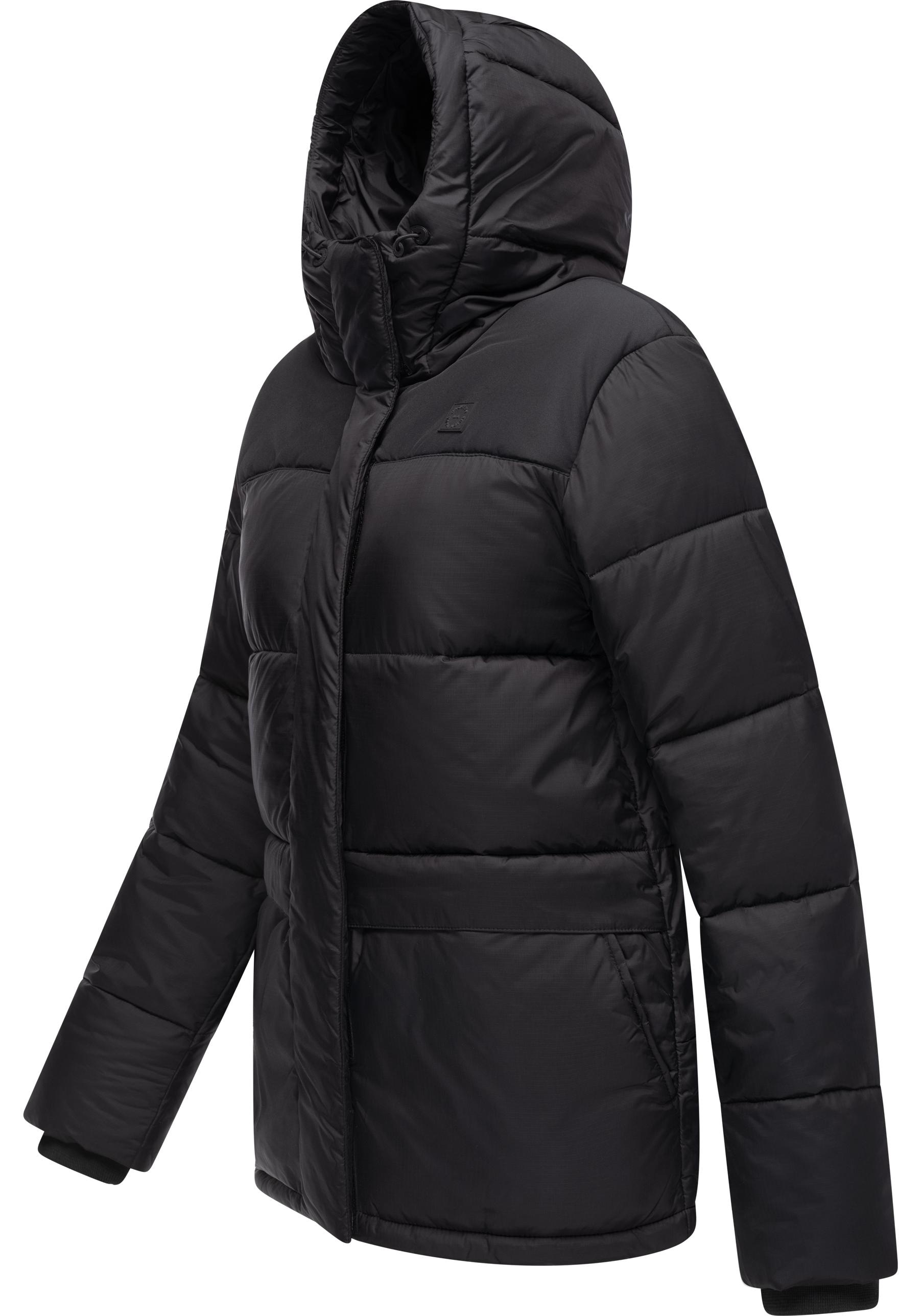 Ragwear Anorak "Wikesh" mit Kapuze stylische Winter Steppjacke mit Colourbl günstig online kaufen