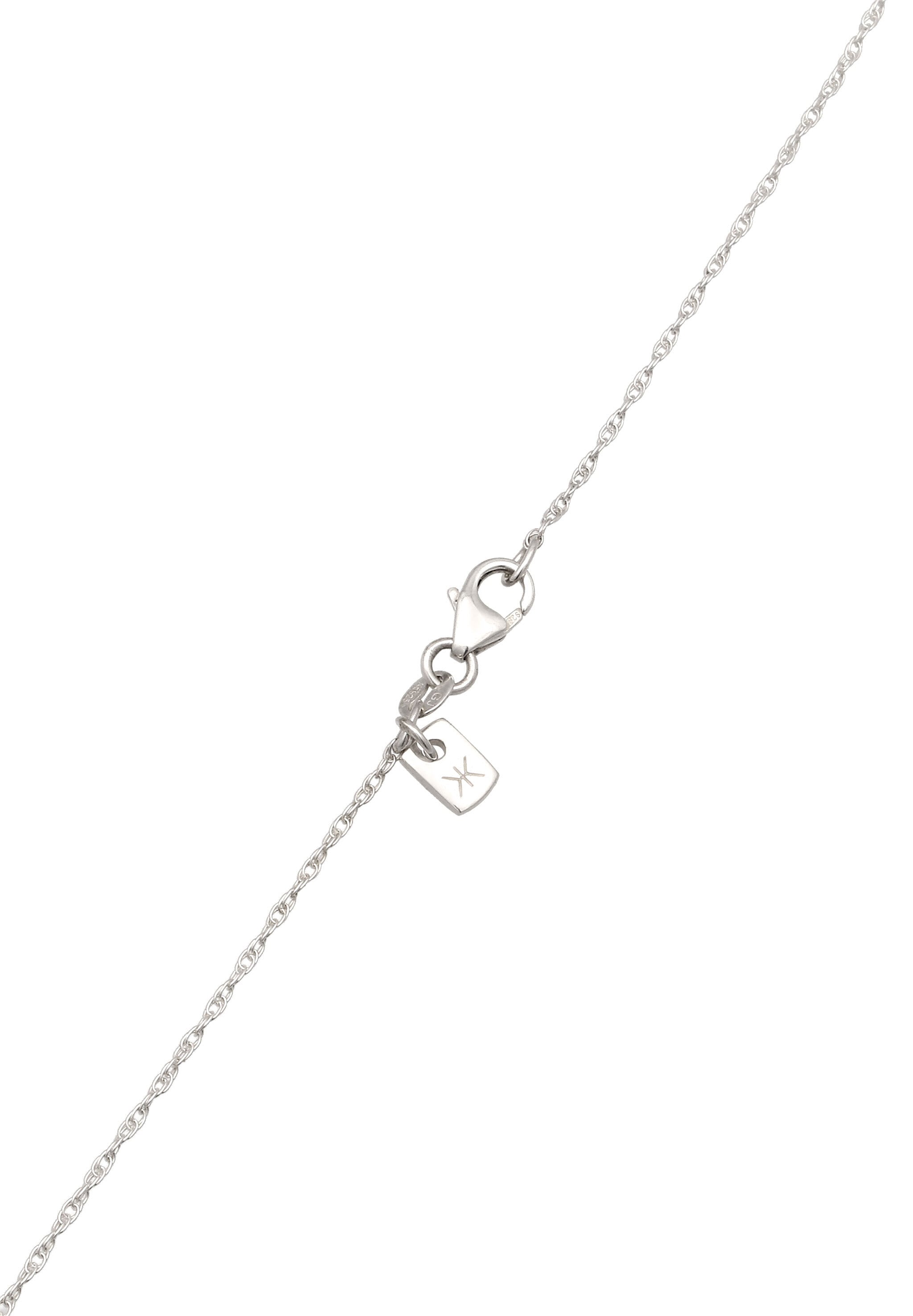 Kuzzoi Kette mit Anhänger »Halskette Lapis Lazuli Blau 925 Sterling Silber«