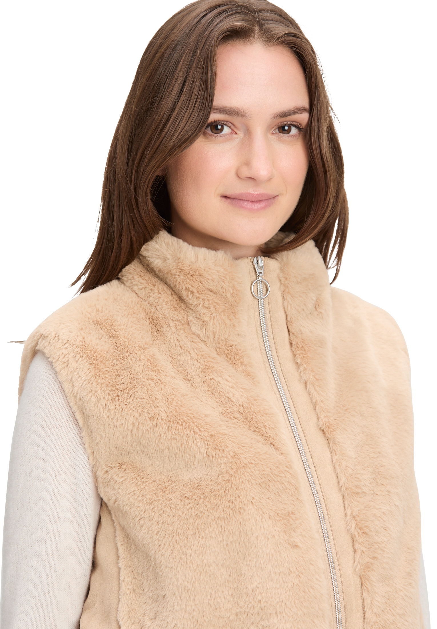 Betty Barclay Plüschweste »Betty Barclay Damen Plüschweste mit Reißverschluss«