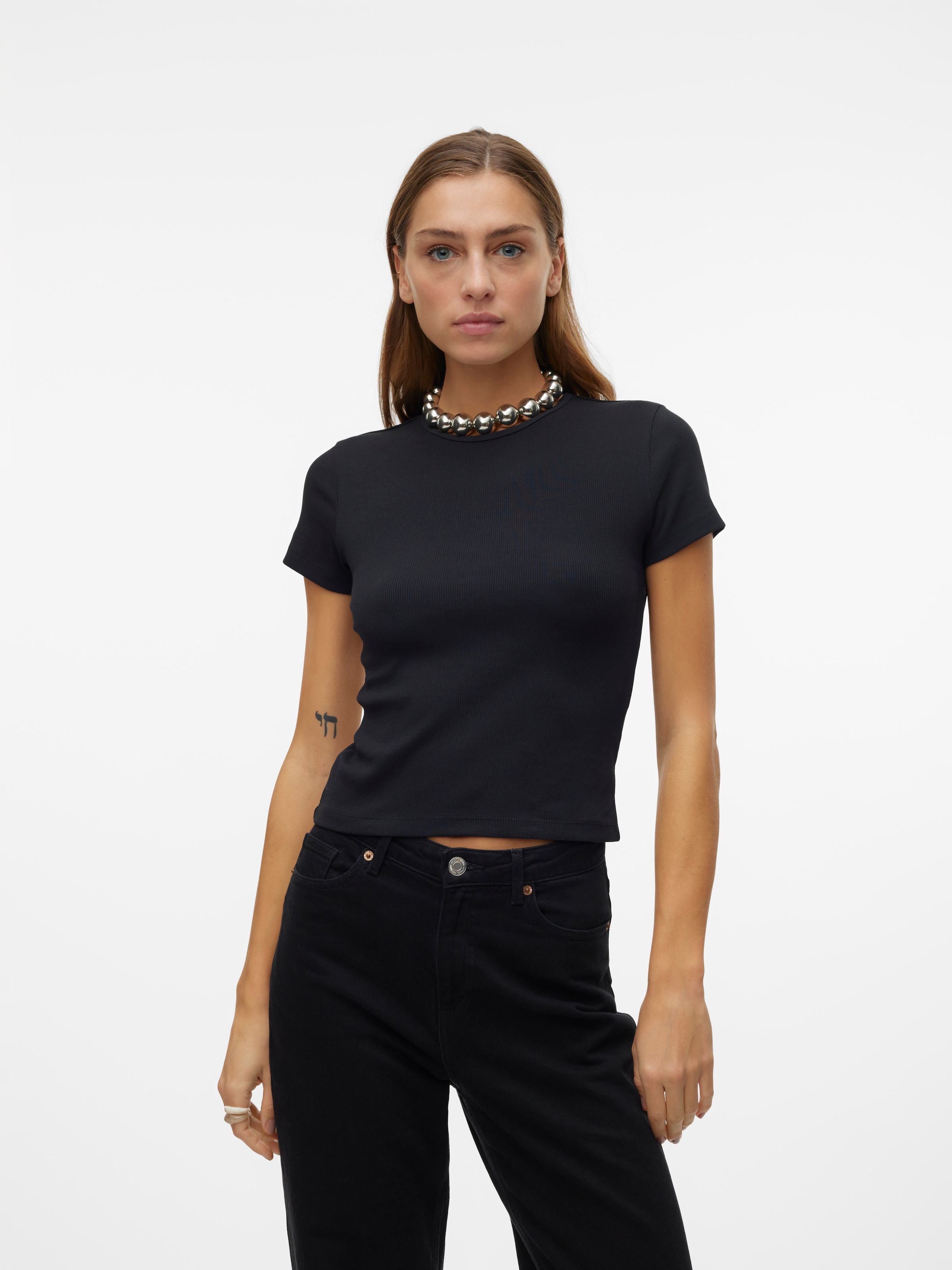 Vero Moda Kurzarmshirt "VMCHLOE SS SHORT TOP JRS NOOS" günstig online kaufen