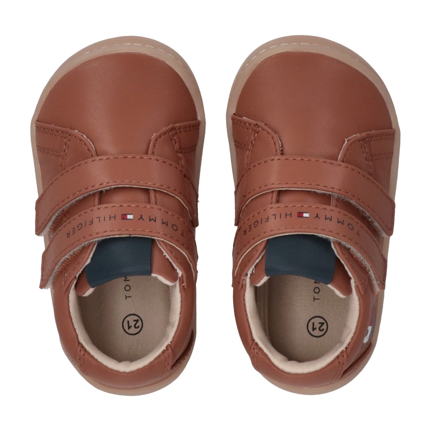 Tommy Hilfiger Lauflernschuh  Barfußschuh, Halbschuh, Klettschuh mit Logoschriftzug