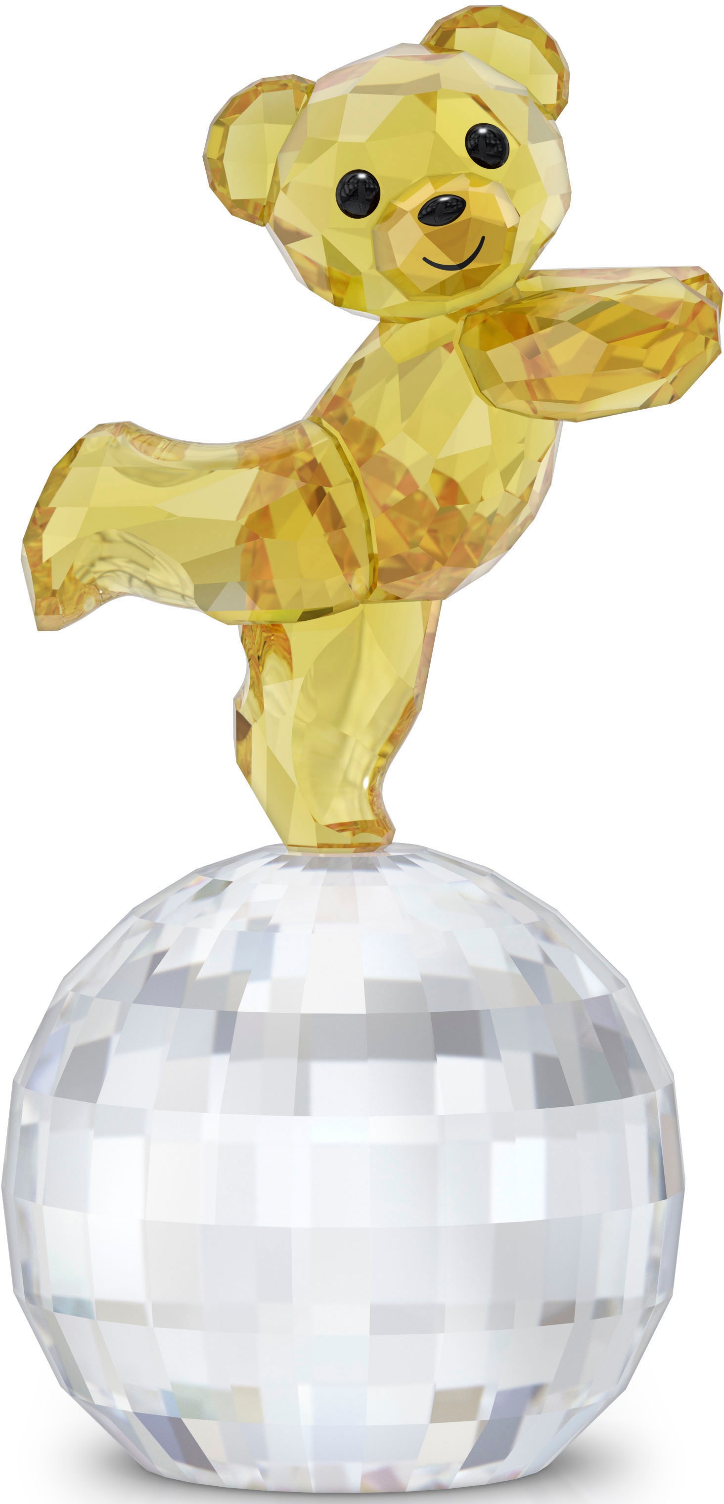 Swarovski Dekofigur »Kristallfigur Discokugel Kris Bär auf in die Disco, 5639875«, Swarovski® Kristall