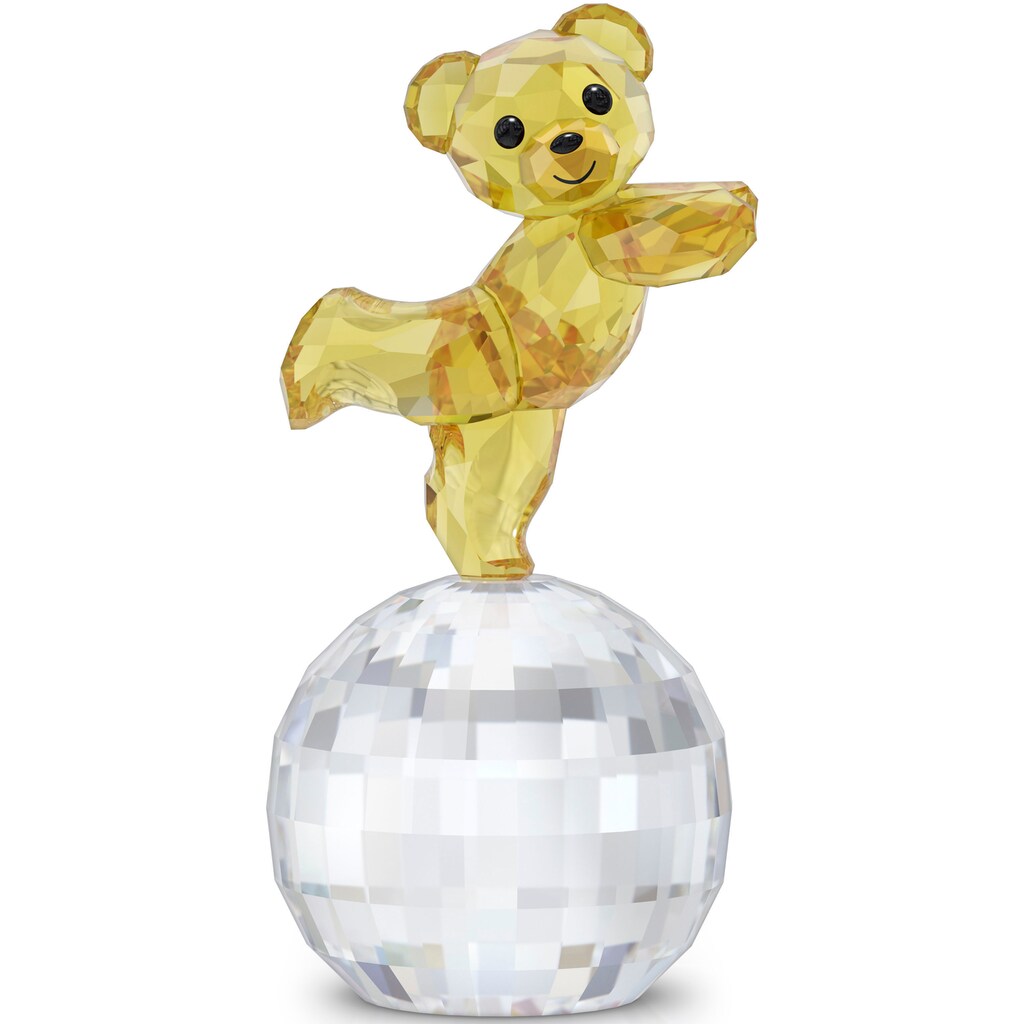 Swarovski Dekofigur »Kristallfigur Discokugel Kris Bär auf in die Disco, 5639875«