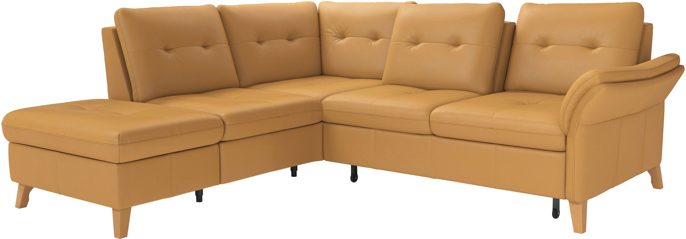 sit&more Ecksofa »Göteborg«, inkl. Sitztiefenverstellung, wahlweise mit Bettfunktion & Bettkasten