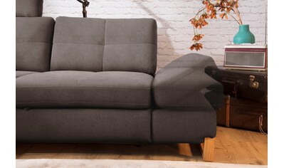 ADA trendline Ecksofa, mit Ottomane, inkl. Sitztiefenverstellung und Kopstütze,... kaufen ADA trendline Ecksofa, mit Ottomane, inkl. Sitztiefenverstellung und Kopstütze,... kaufen