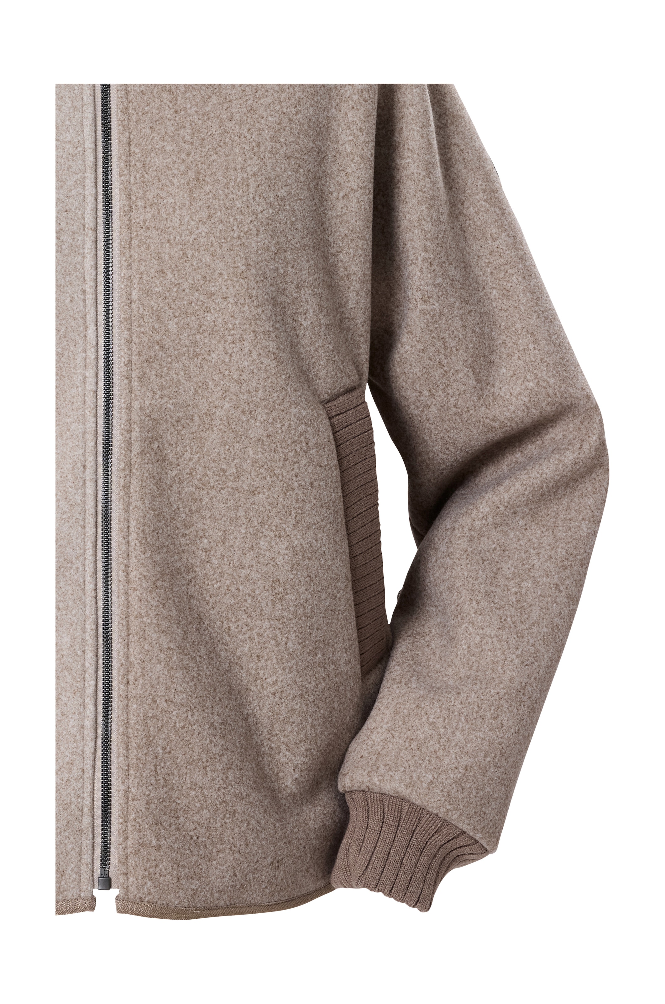 G.I.G.A. DX by killtec Funktionsjacke »GW 24 WMN JCKT« Woll-Hybrid-Optik, windabweisend, mit Strickbündchen