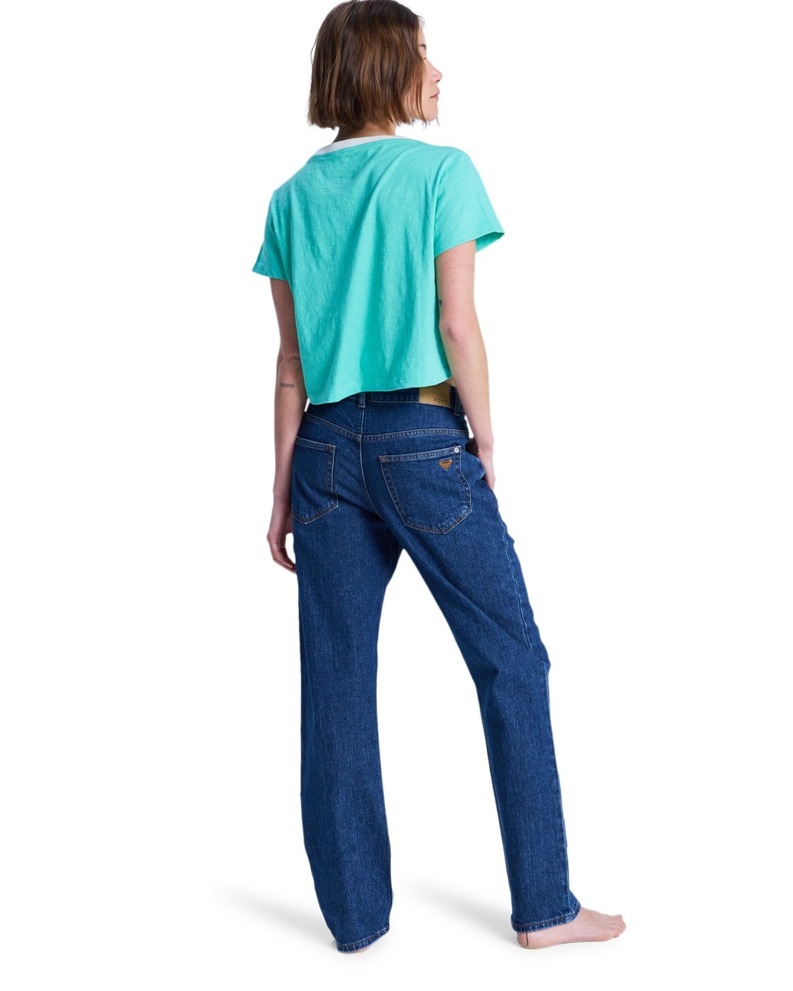 Roxy Straight-Jeans »Moonrise Long Mid Ocean Blue«