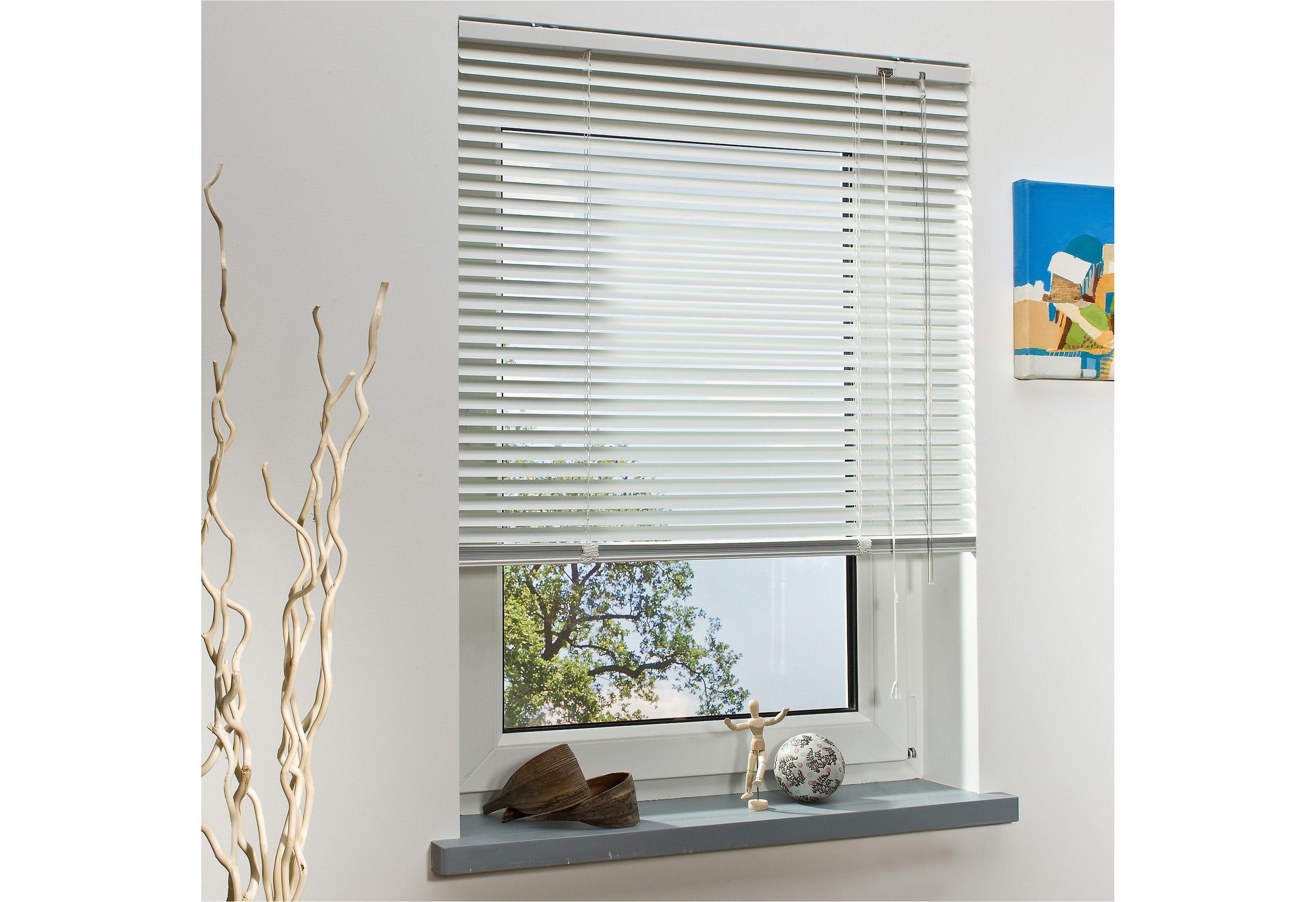 Liedeco Jalousie "Aluminium-Jalousie" mit Bohren freihängend Aluminium günstig online kaufen