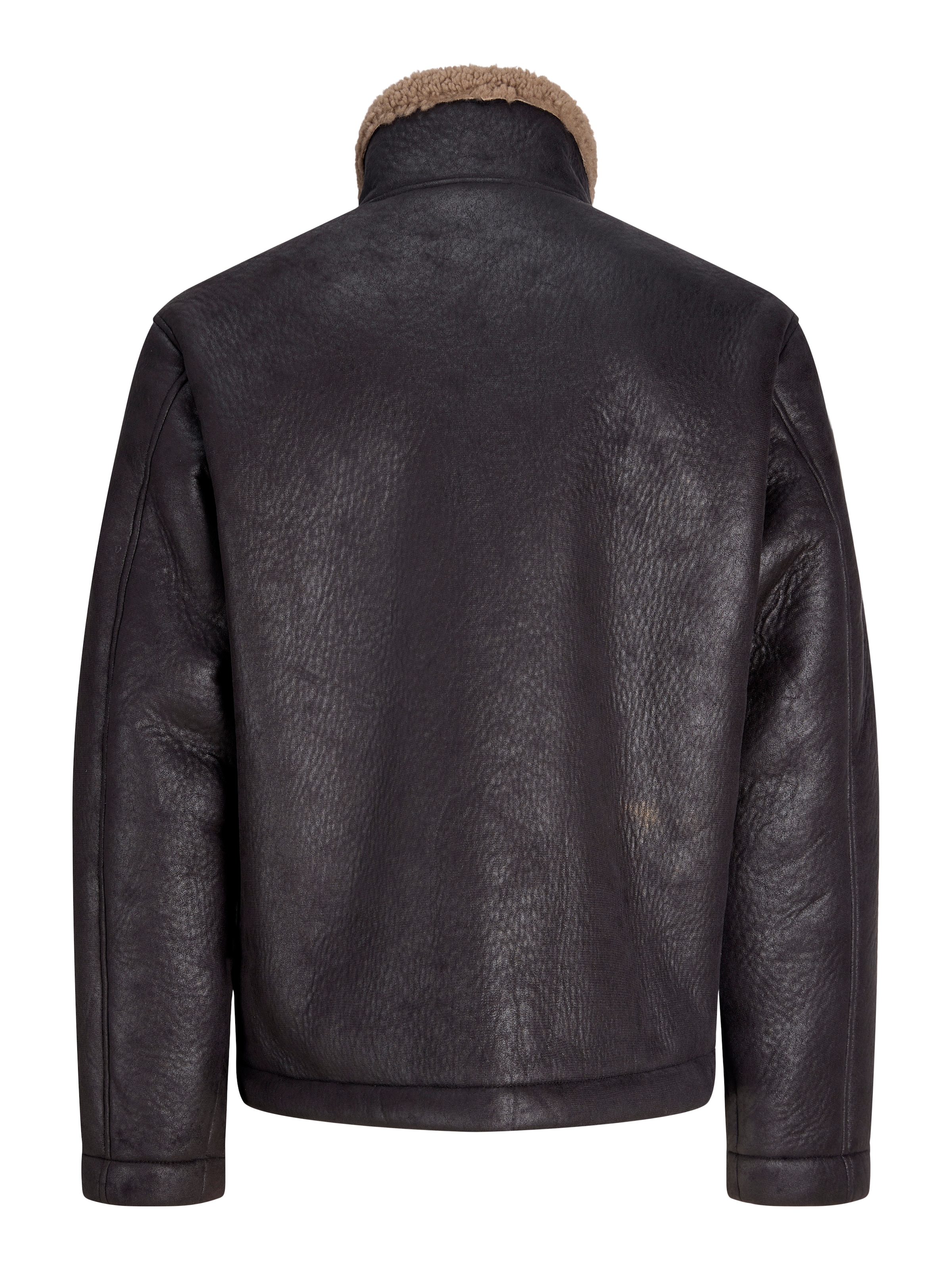 Jack & Jones Pilotenjacke »JORSALAMANCO FLIGHT JACKET SN« Polyester, Innenkragen mit Teddy Material