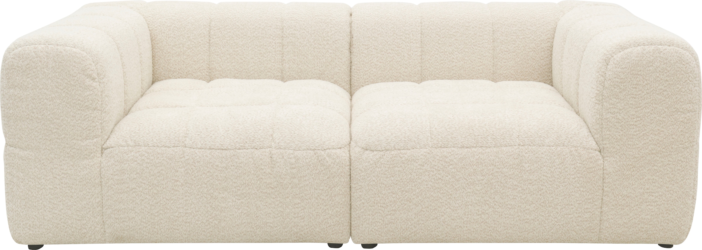 DOMO collection Big-Sofa »800019 Megasofa in 2 Breiten, Kassettensteppung, modern, Federkern«, (2 St.), Bigsofa mit Taschenfederkern und Kassettensteppung