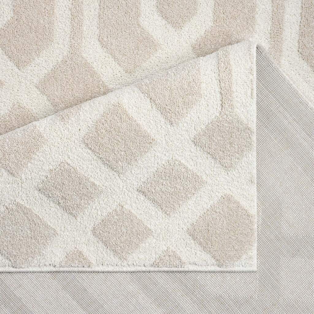 Carpet City Teppich »FLAIR138« rechteckig 11 mm Höhe Kurzflor-Teppich, Skandi-Stil, Wohnzimmer